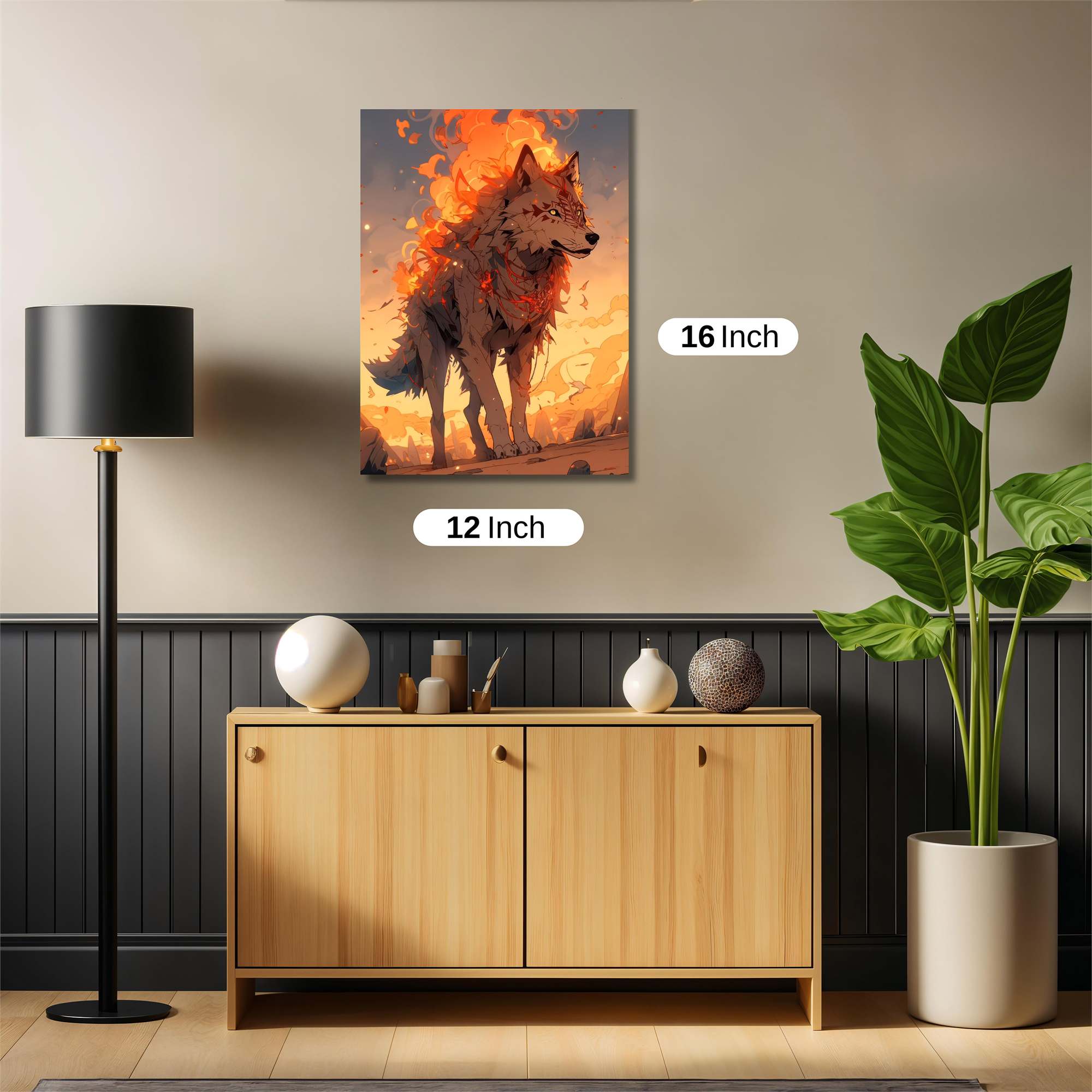 Inferno Lupine Safe Wall Magnetic / M