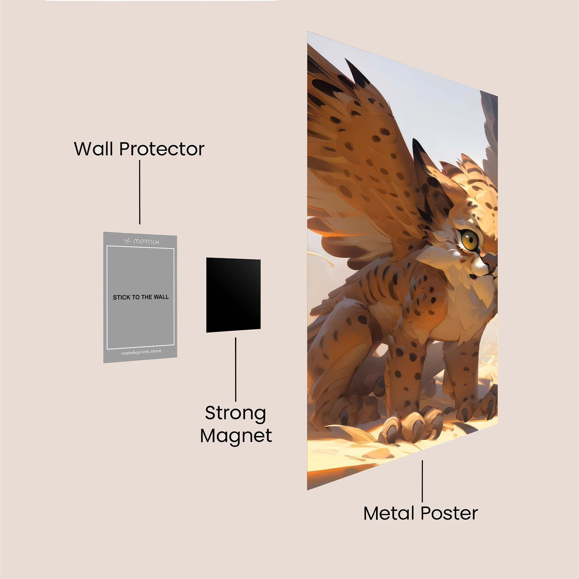 Cheetah Soar Safe Wall Magnetic / M