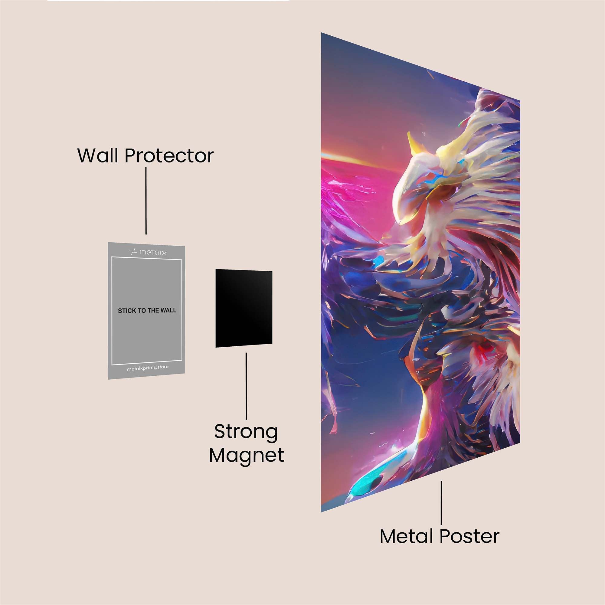 Mythic Elegance Safe Wall Magnetic / M