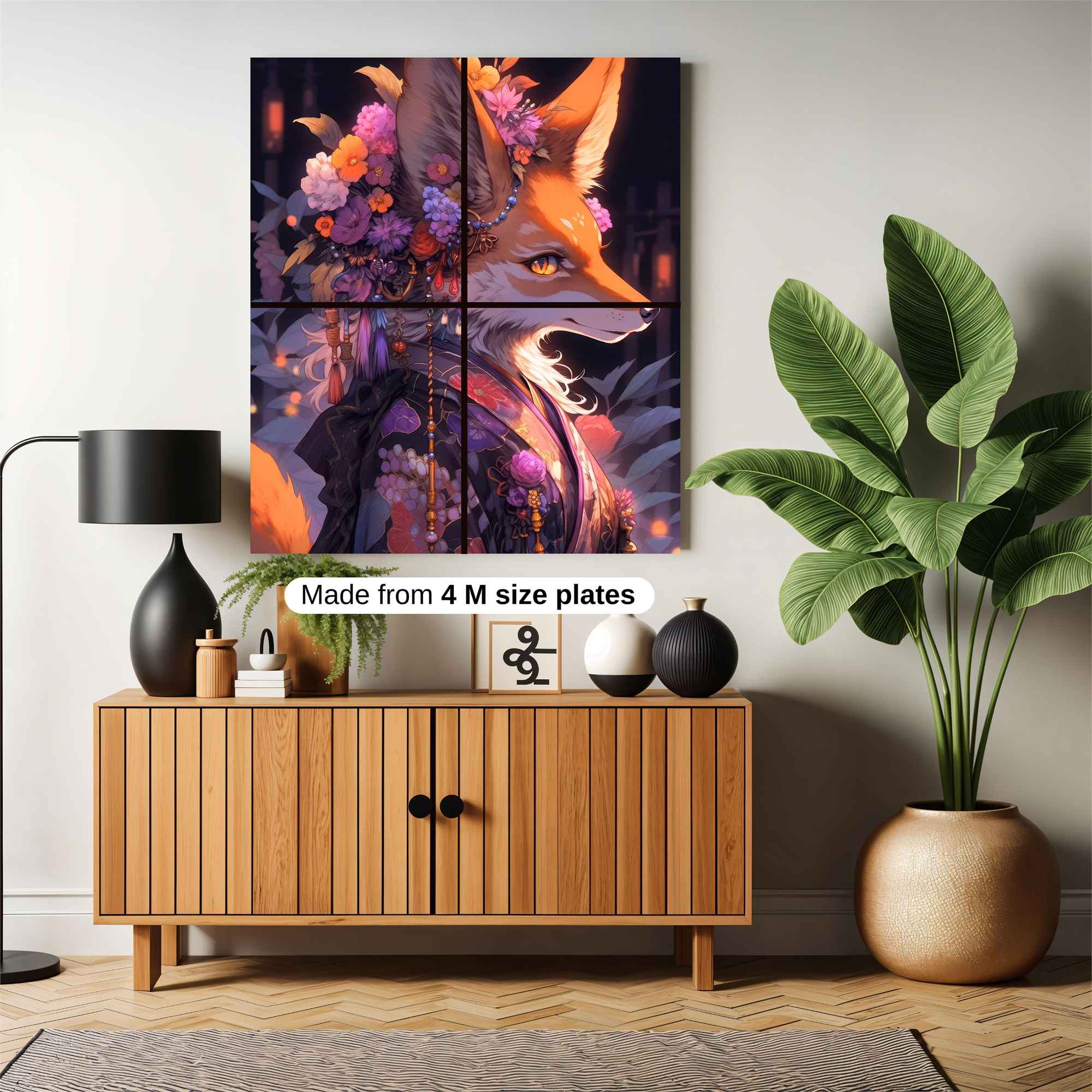 Kitsune Elegance Safe Wall Magnetic / M