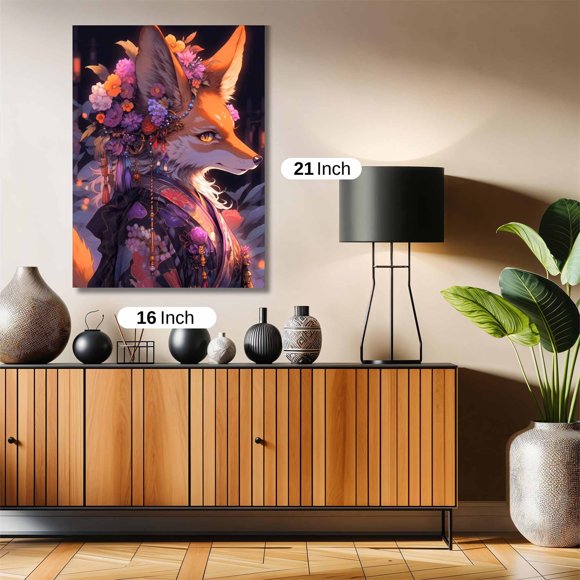 Kitsune Elegance Safe Wall Magnetic / M