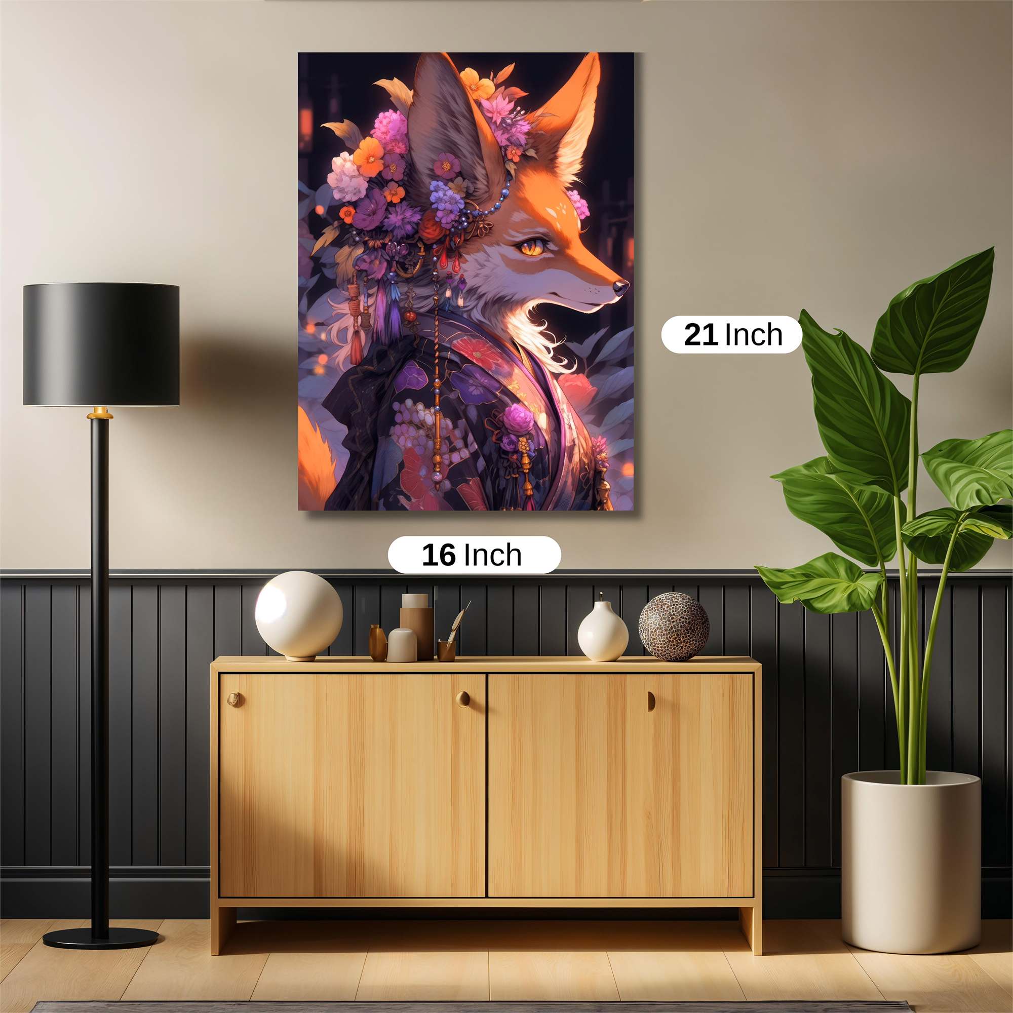 Kitsune Elegance Safe Wall Magnetic / M