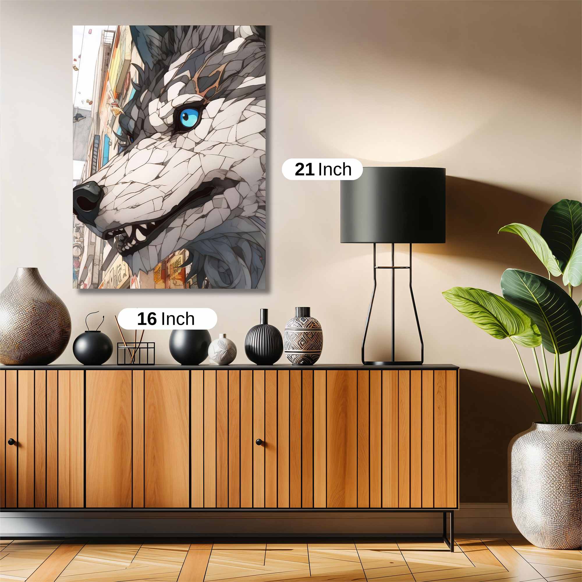 Wolfish Realm Safe Wall Magnetic / M