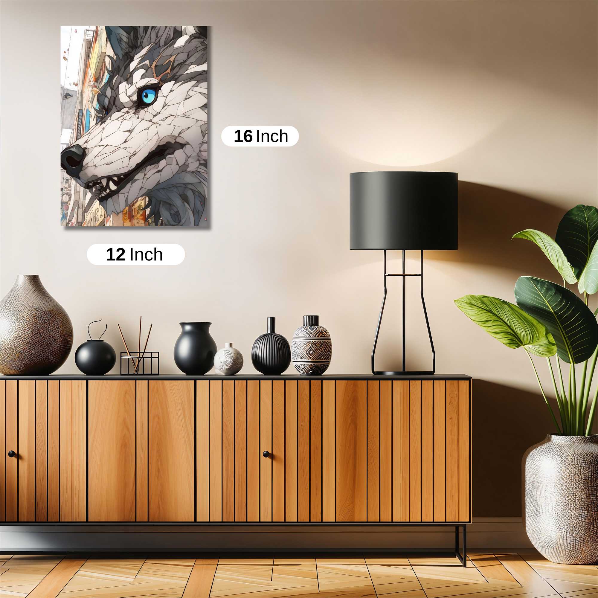 Wolfish Realm Safe Wall Magnetic / M