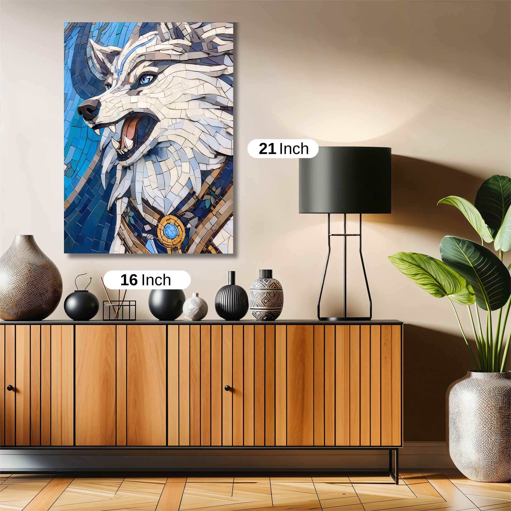 Lupine Mosaic Safe Wall Magnetic / M