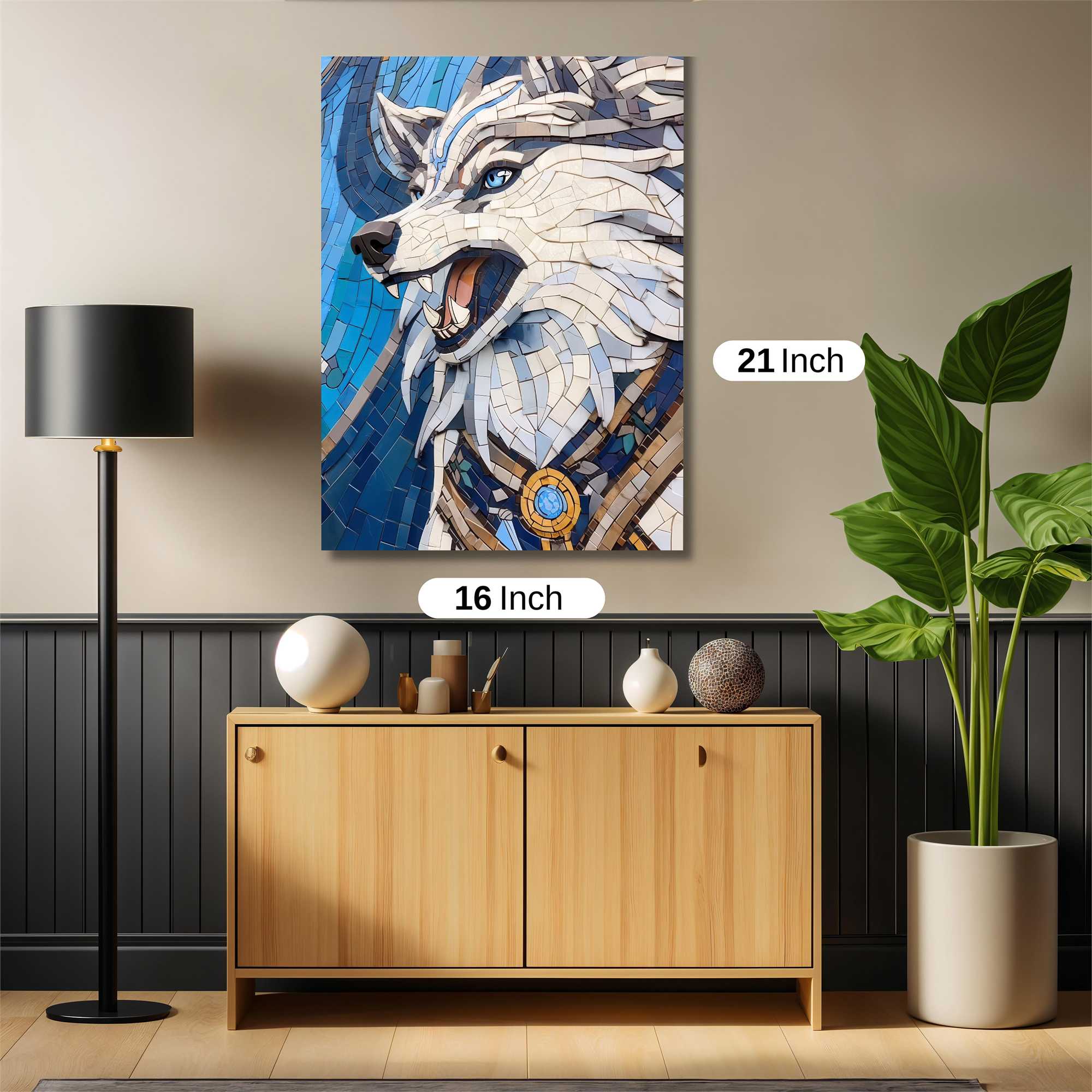 Lupine Mosaic Safe Wall Magnetic / M