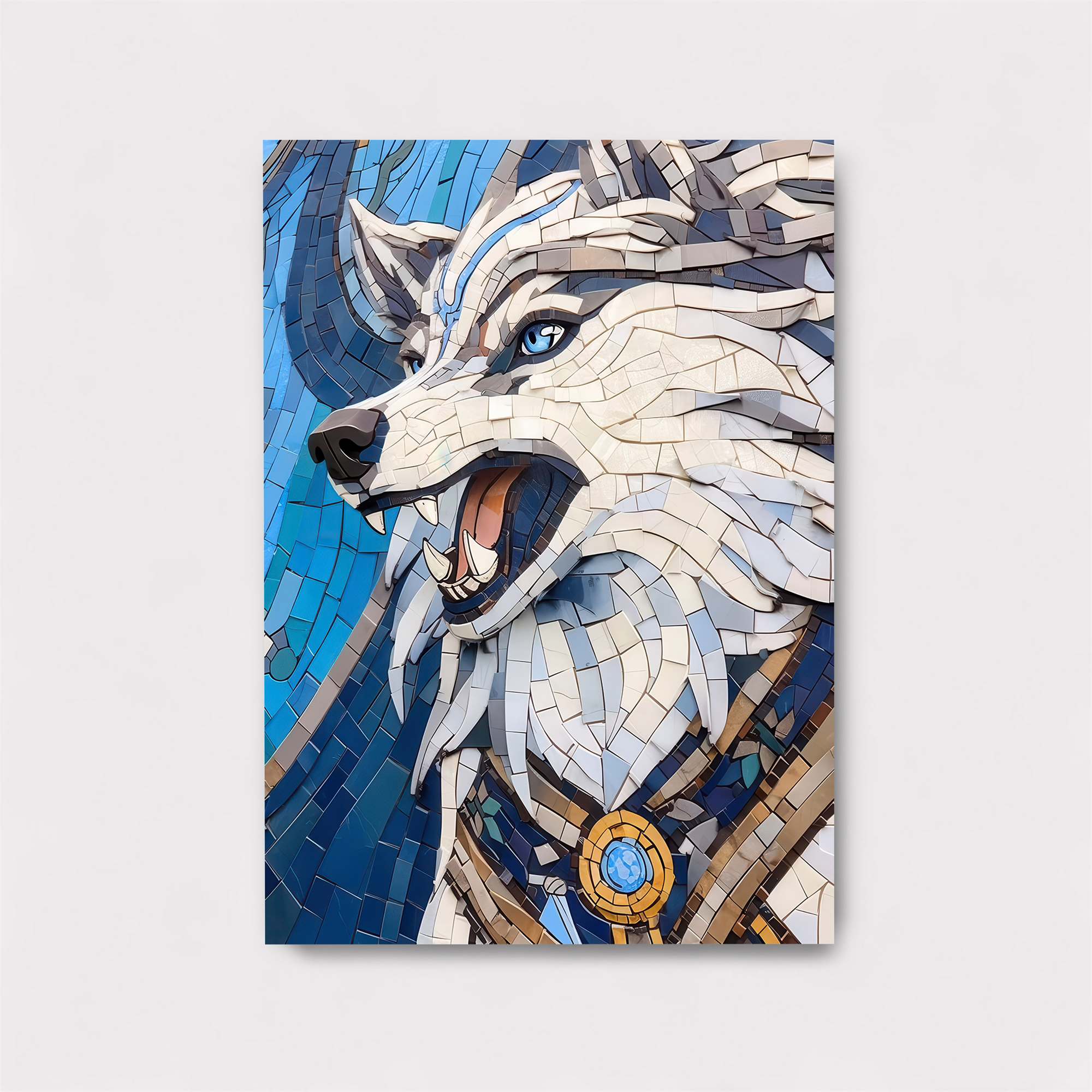 Lupine Mosaic Safe Wall Magnetic / M