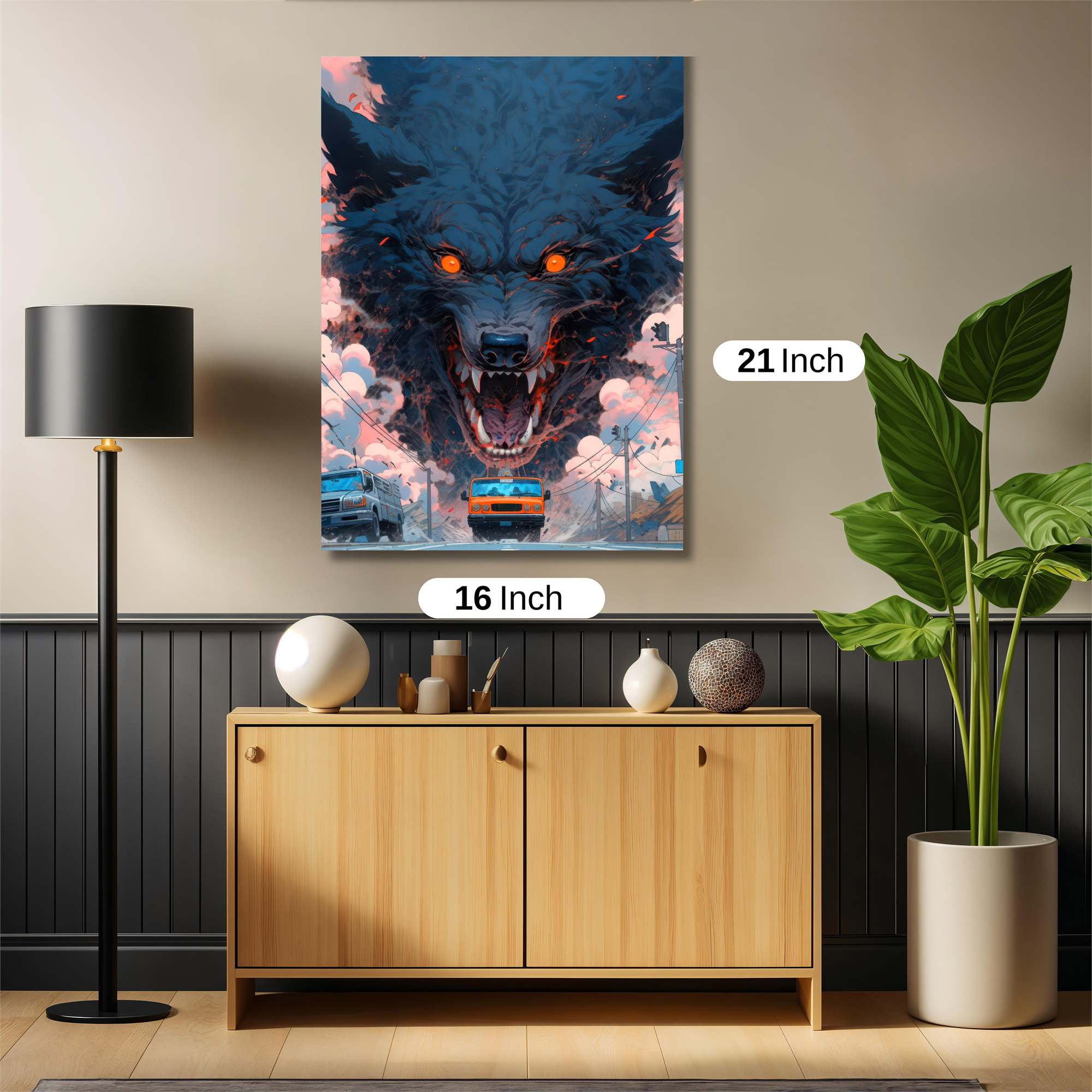 Lupine Fury Safe Wall Magnetic / M