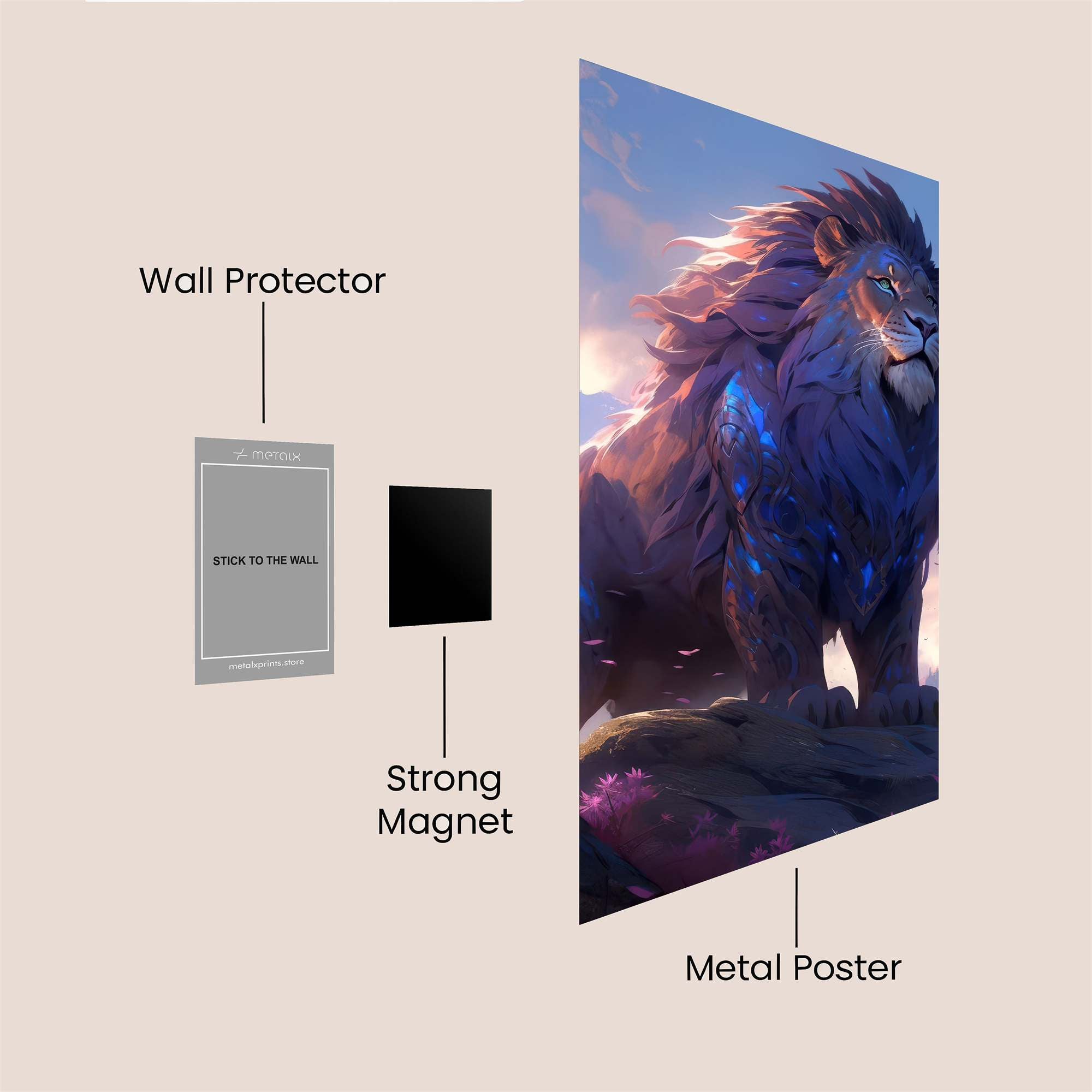 Majestic Reverie Safe Wall Magnetic / M