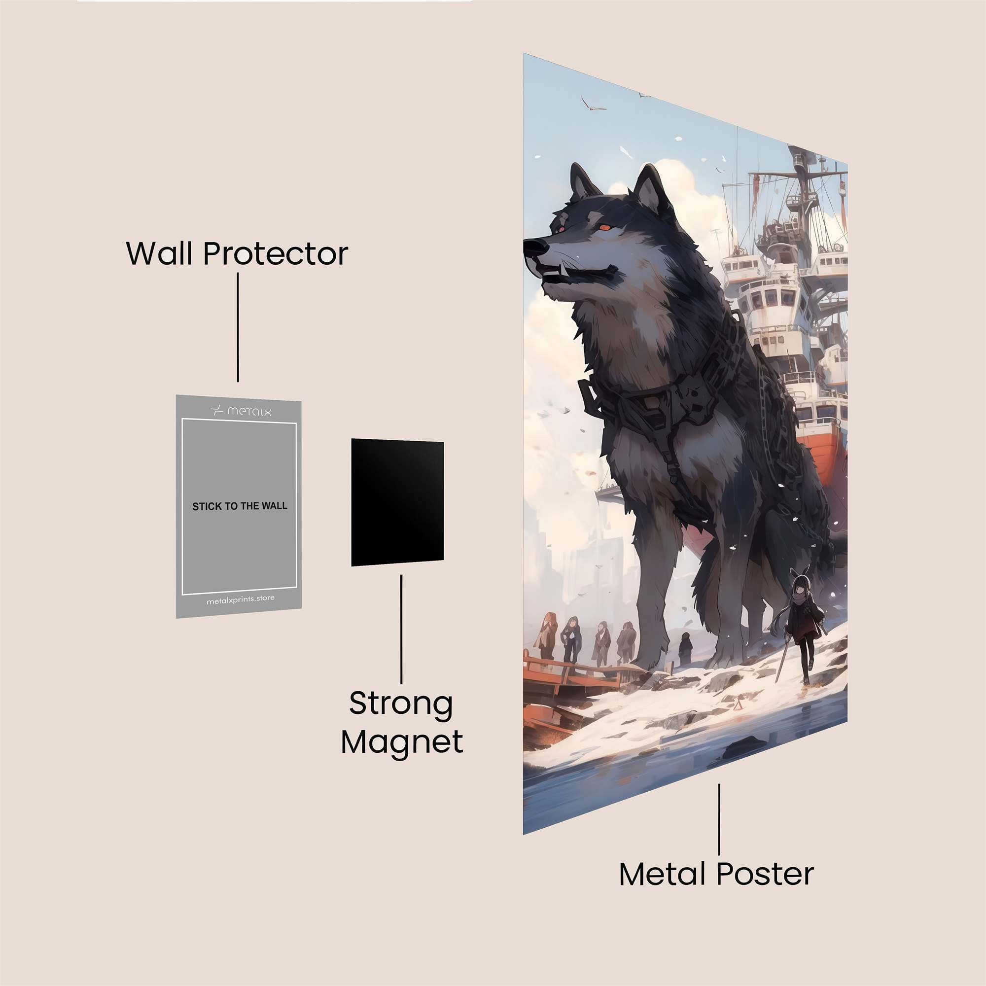 Colossal Companionship Safe Wall Magnetic / M