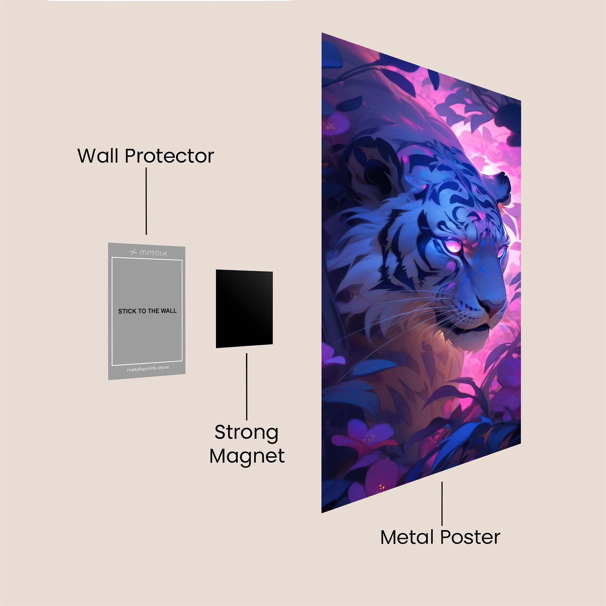 Mystic Stalk Safe Wall Magnetic / M