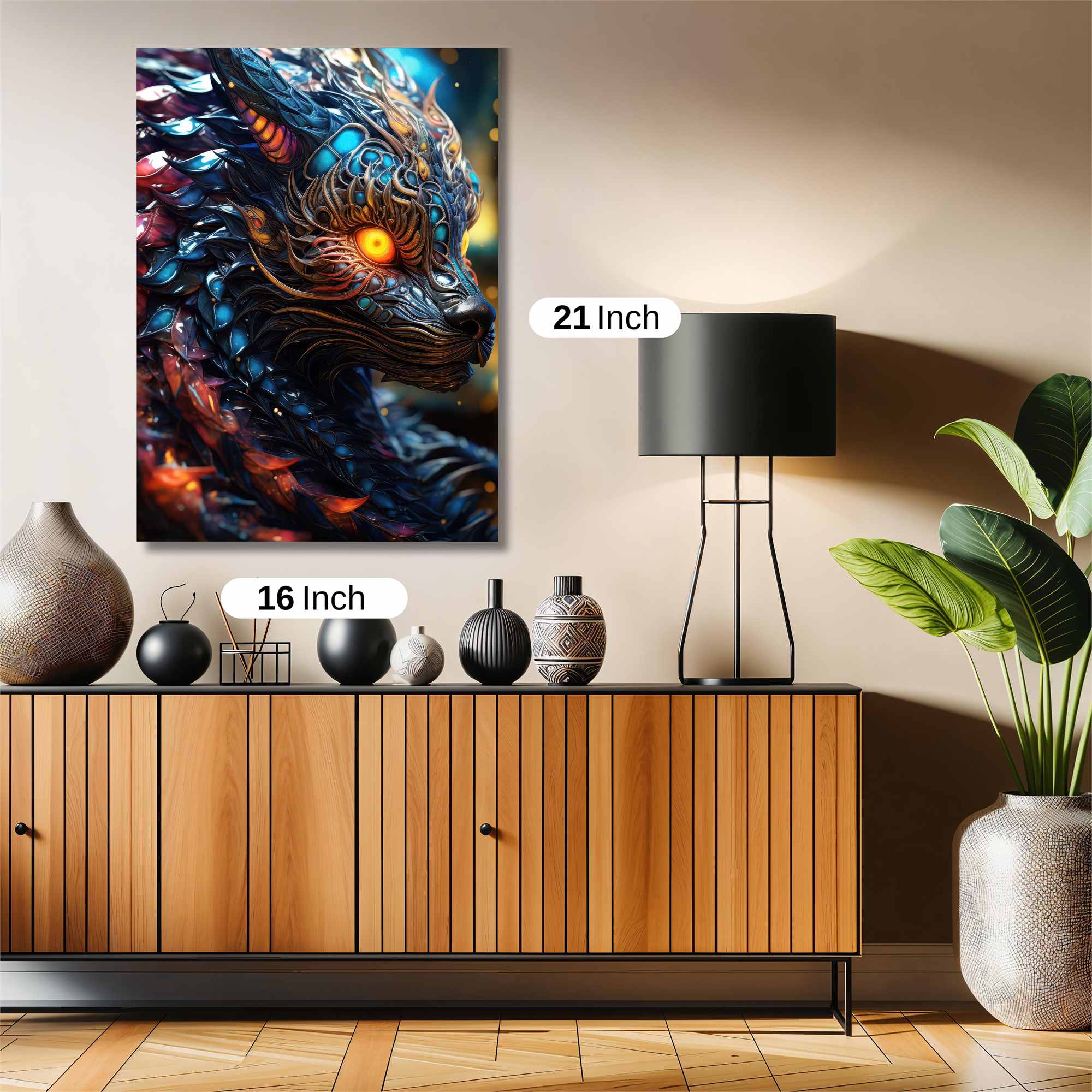 Mystic Blaze Safe Wall Magnetic / M