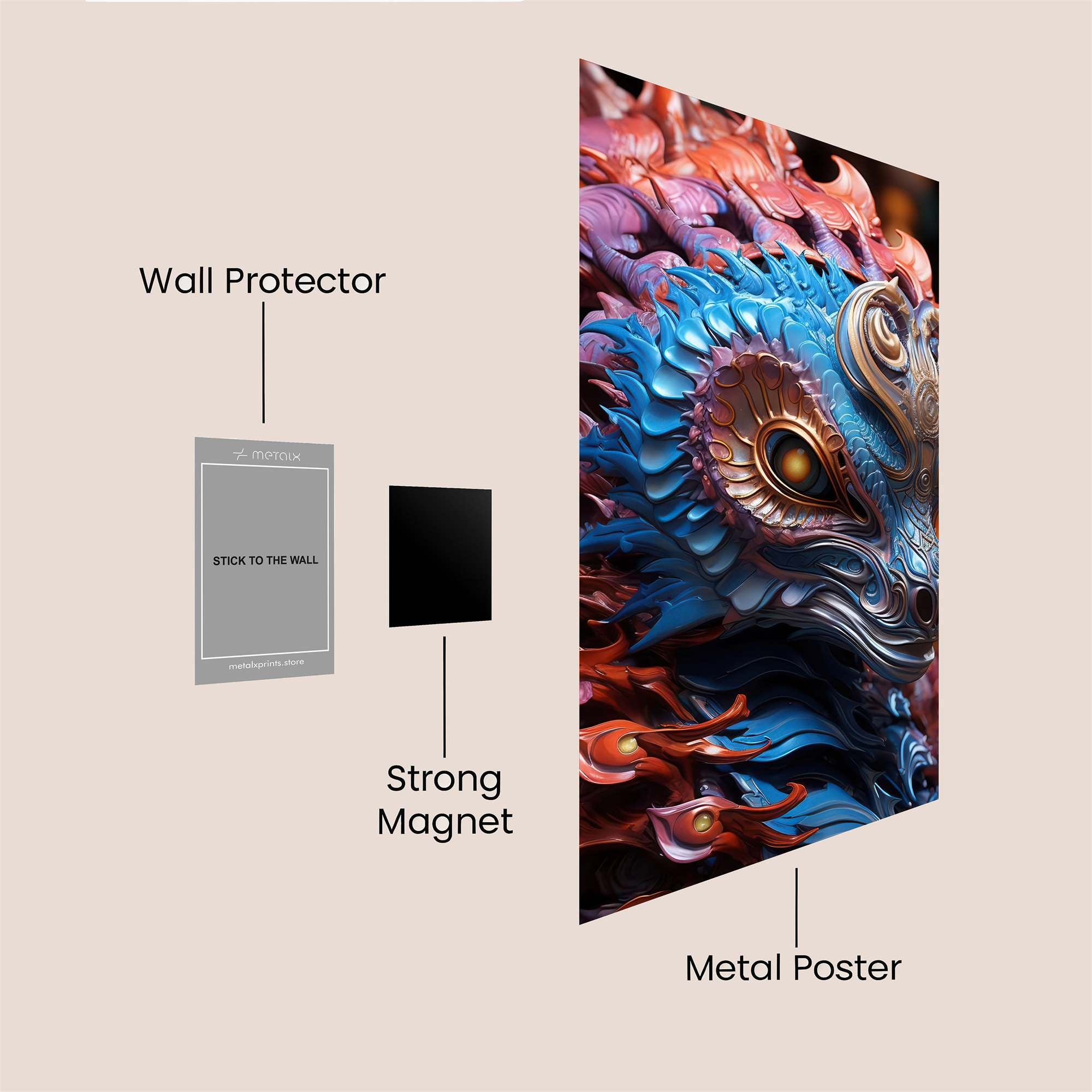 Mythic Brilliance Safe Wall Magnetic / M