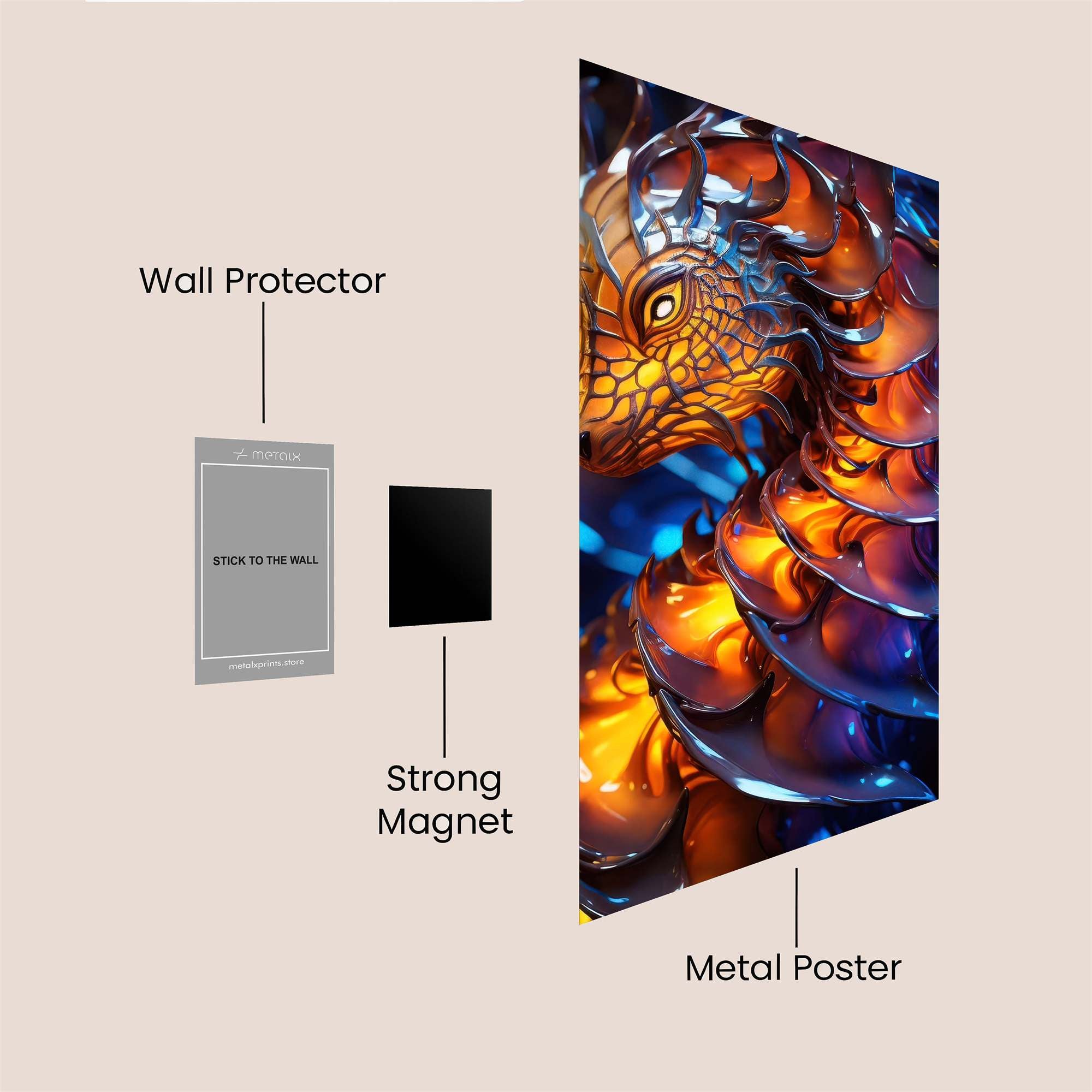 Luminous Majesty Safe Wall Magnetic / M