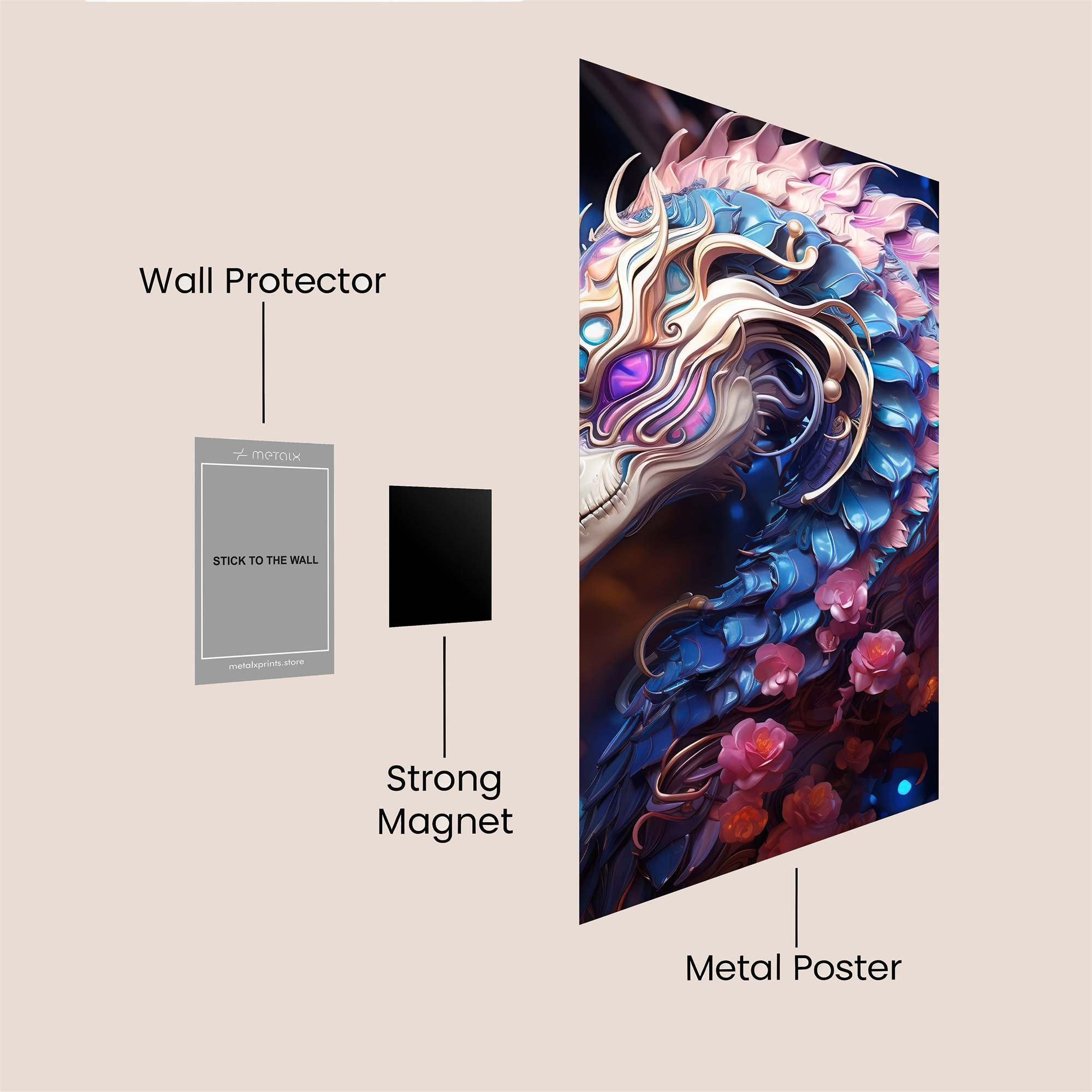 Celestial Serpent Safe Wall Magnetic / M