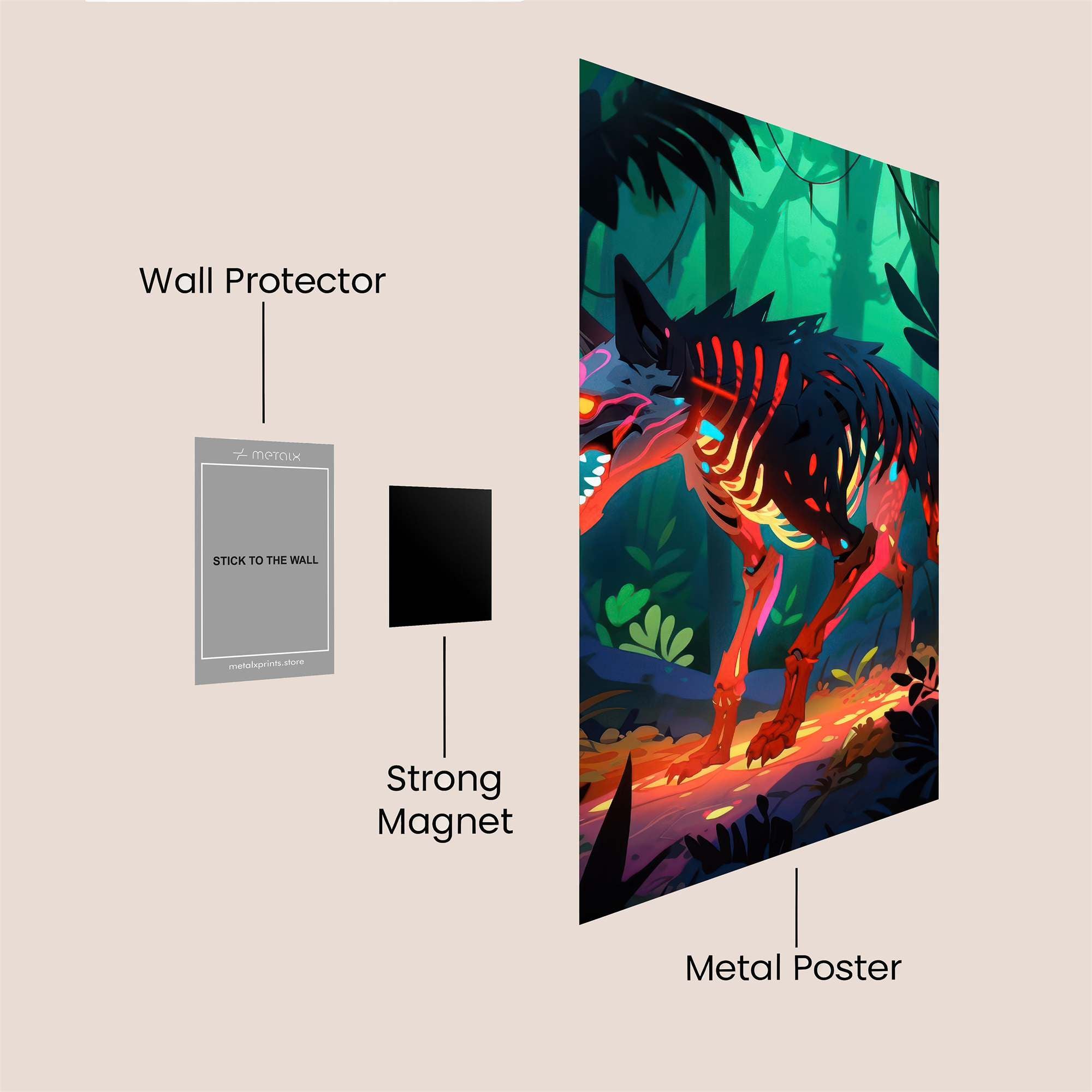 Luminous Beast Safe Wall Magnetic / M