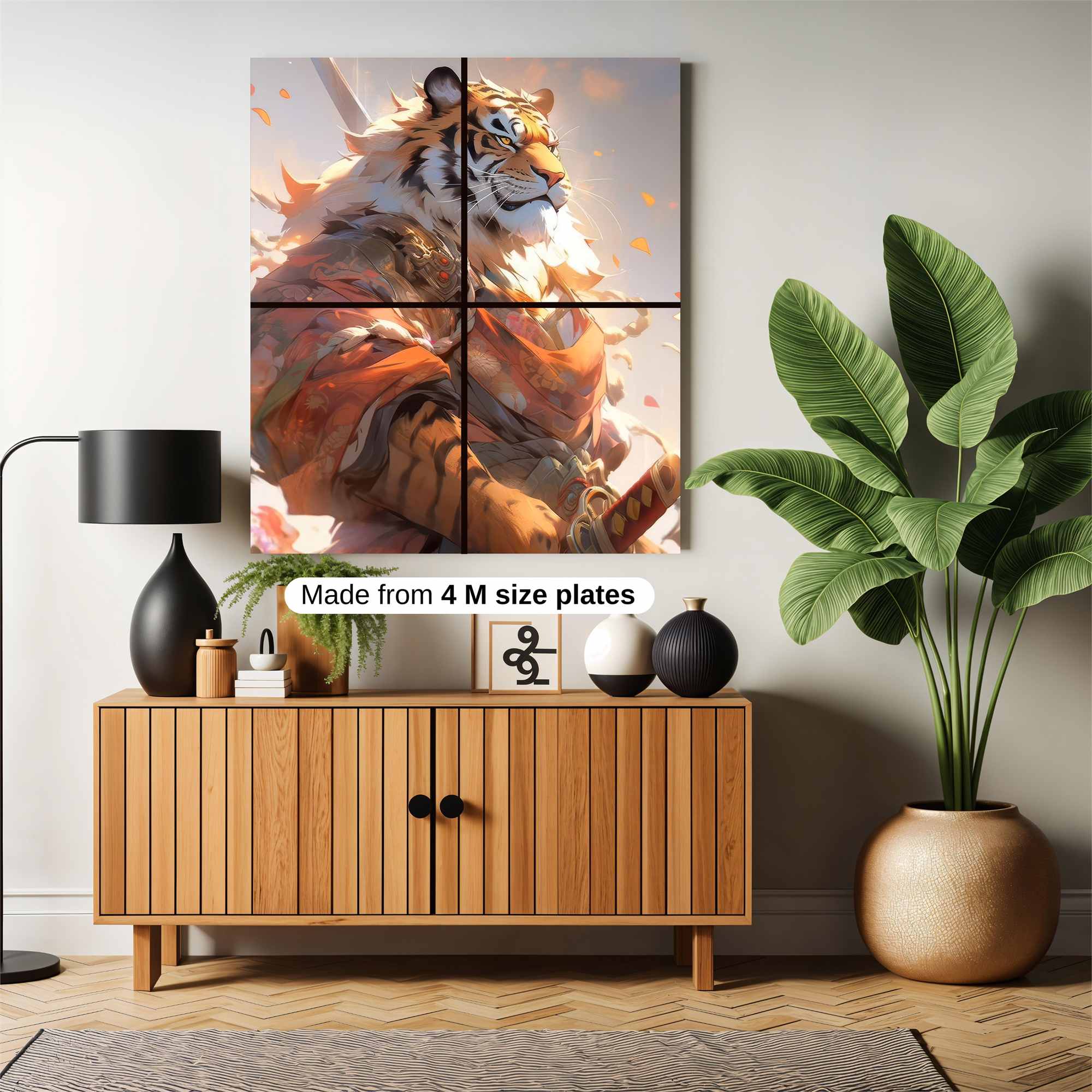 Tiger Warrior Safe Wall Magnetic / M