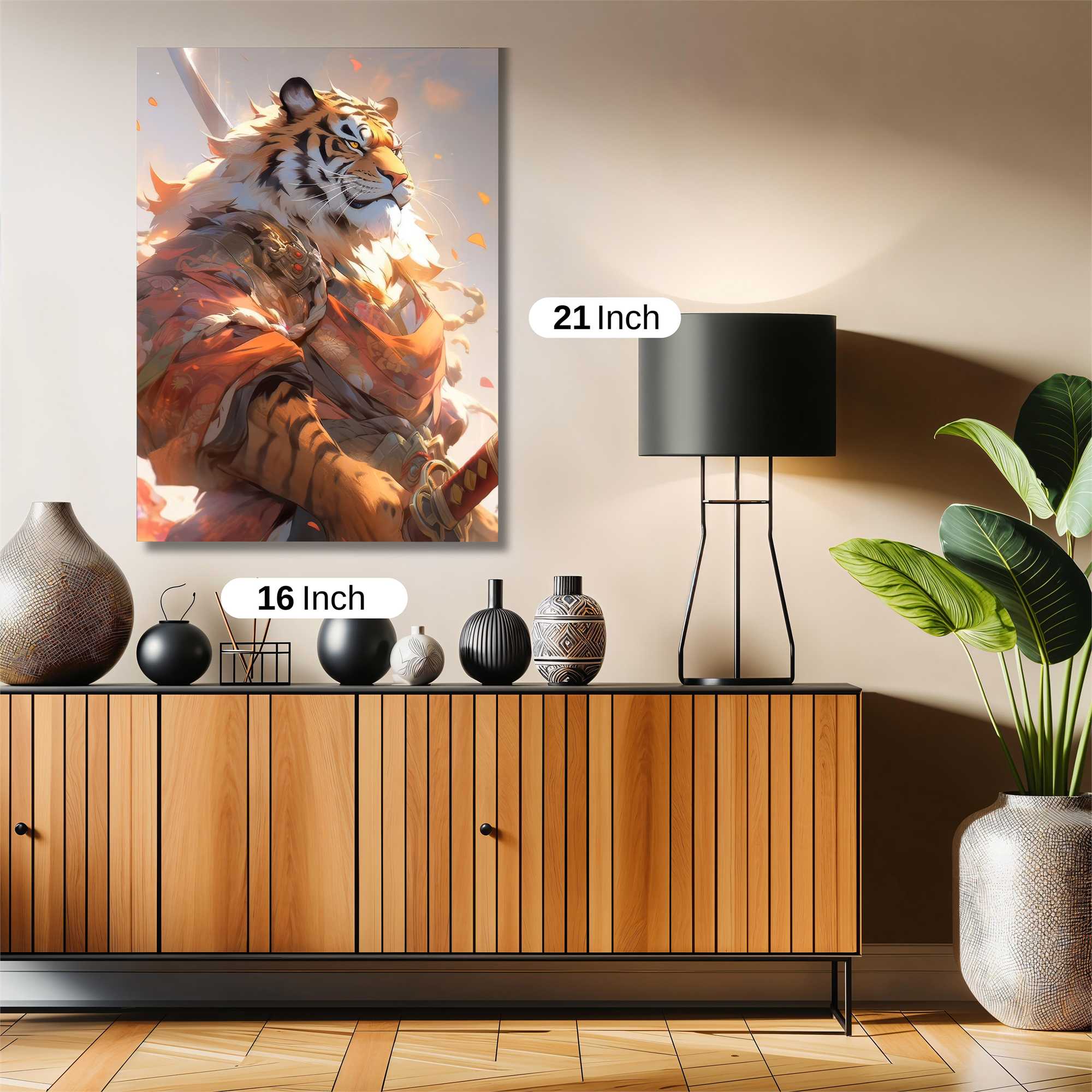 Tiger Warrior Safe Wall Magnetic / M