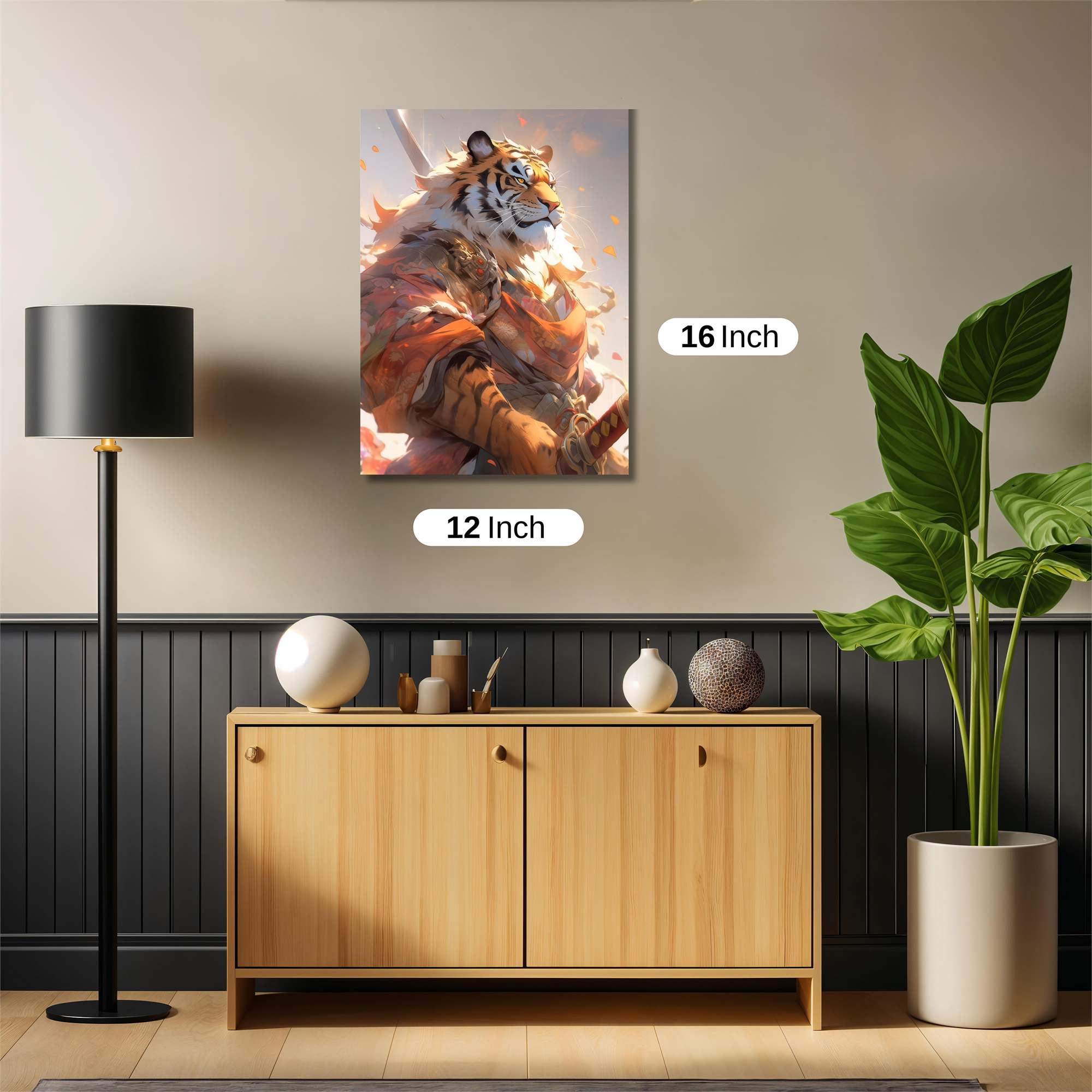 Tiger Warrior Safe Wall Magnetic / M