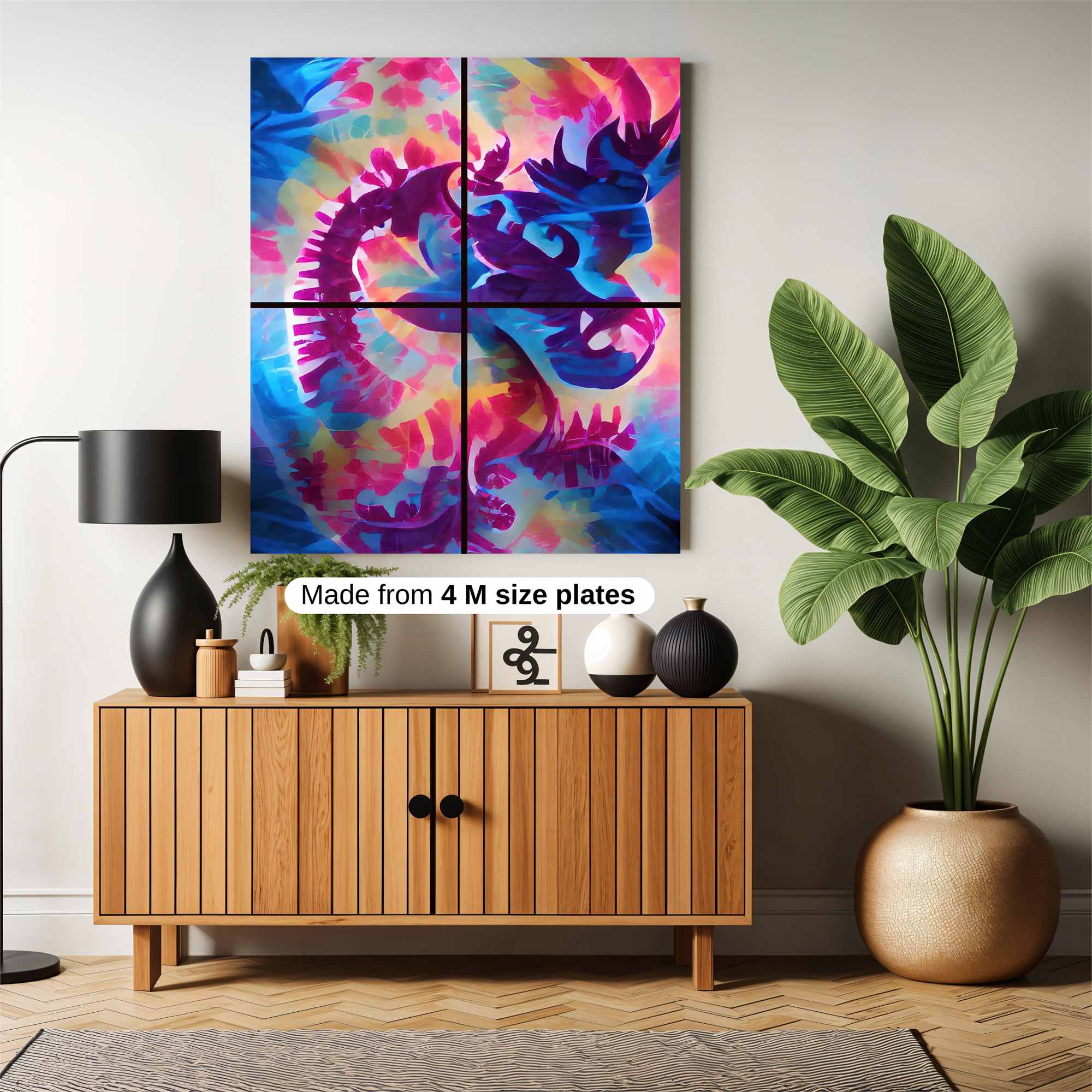 Dragon Kaleidoscope Safe Wall Magnetic / M