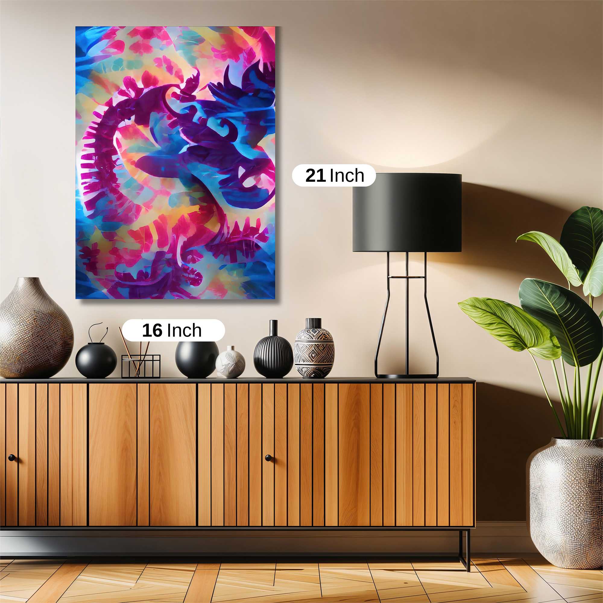 Dragon Kaleidoscope Safe Wall Magnetic / M