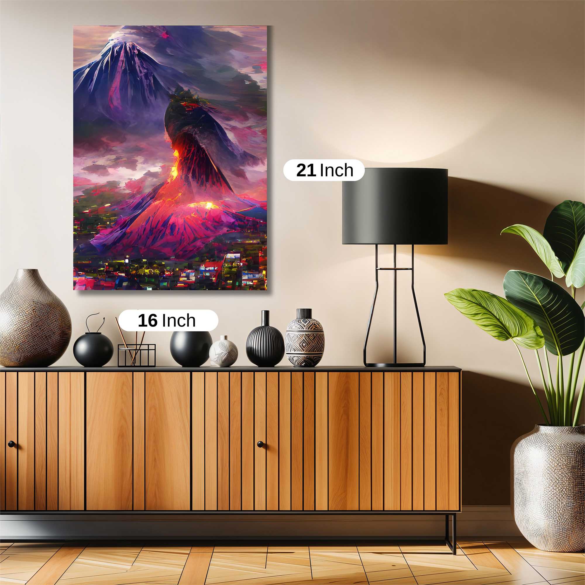 Volcanic Eruption Safe Wall Magnetic / M