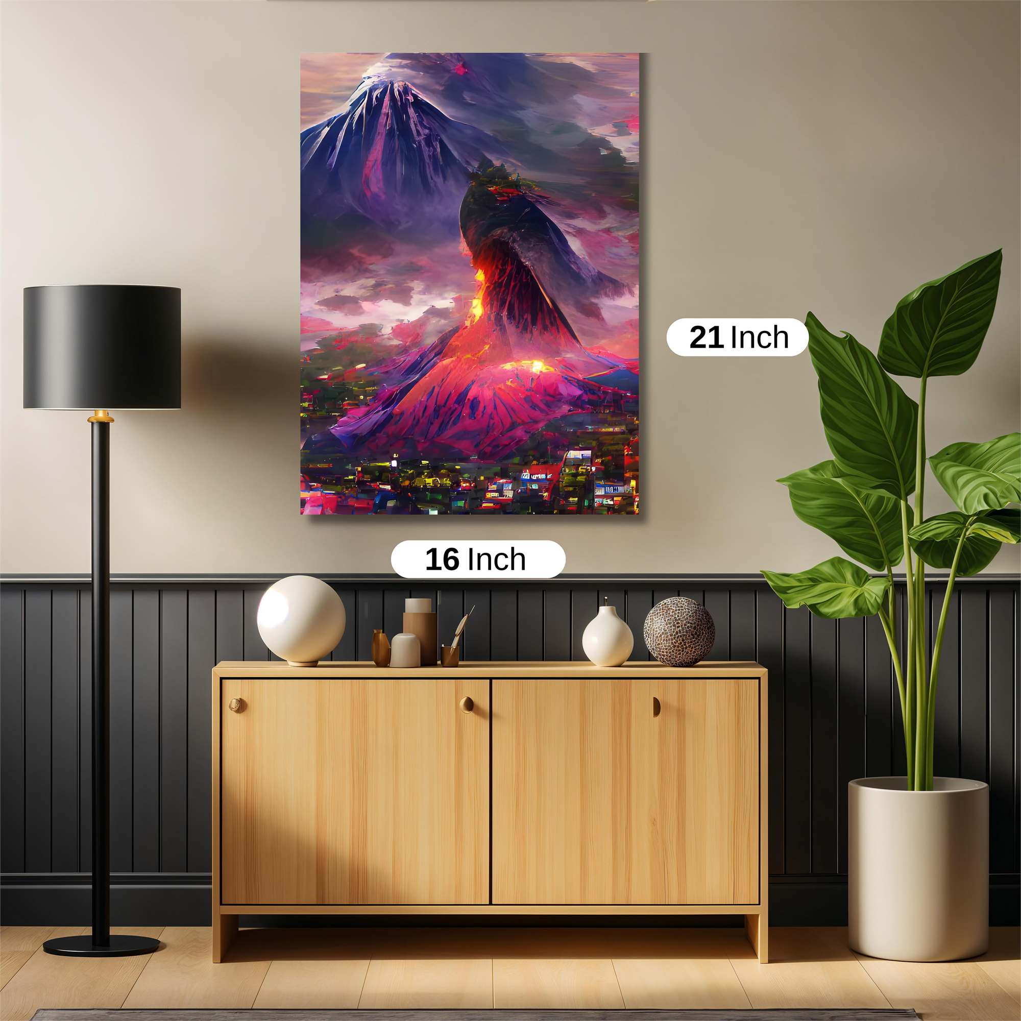 Volcanic Eruption Safe Wall Magnetic / M