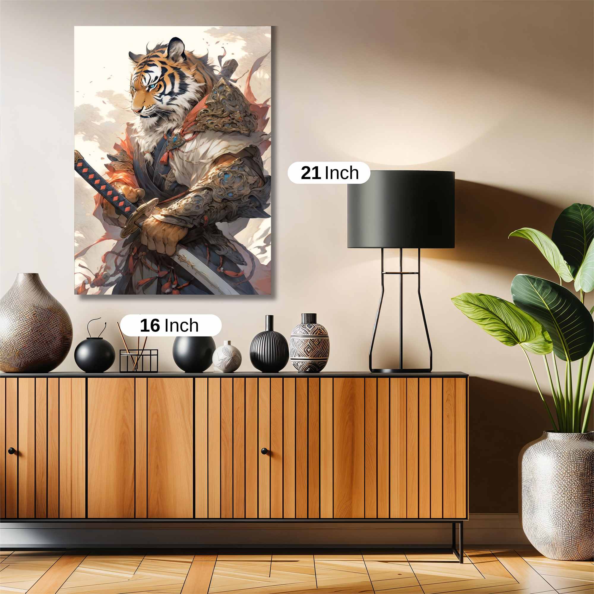 Tiger Warrior Safe Wall Magnetic / M