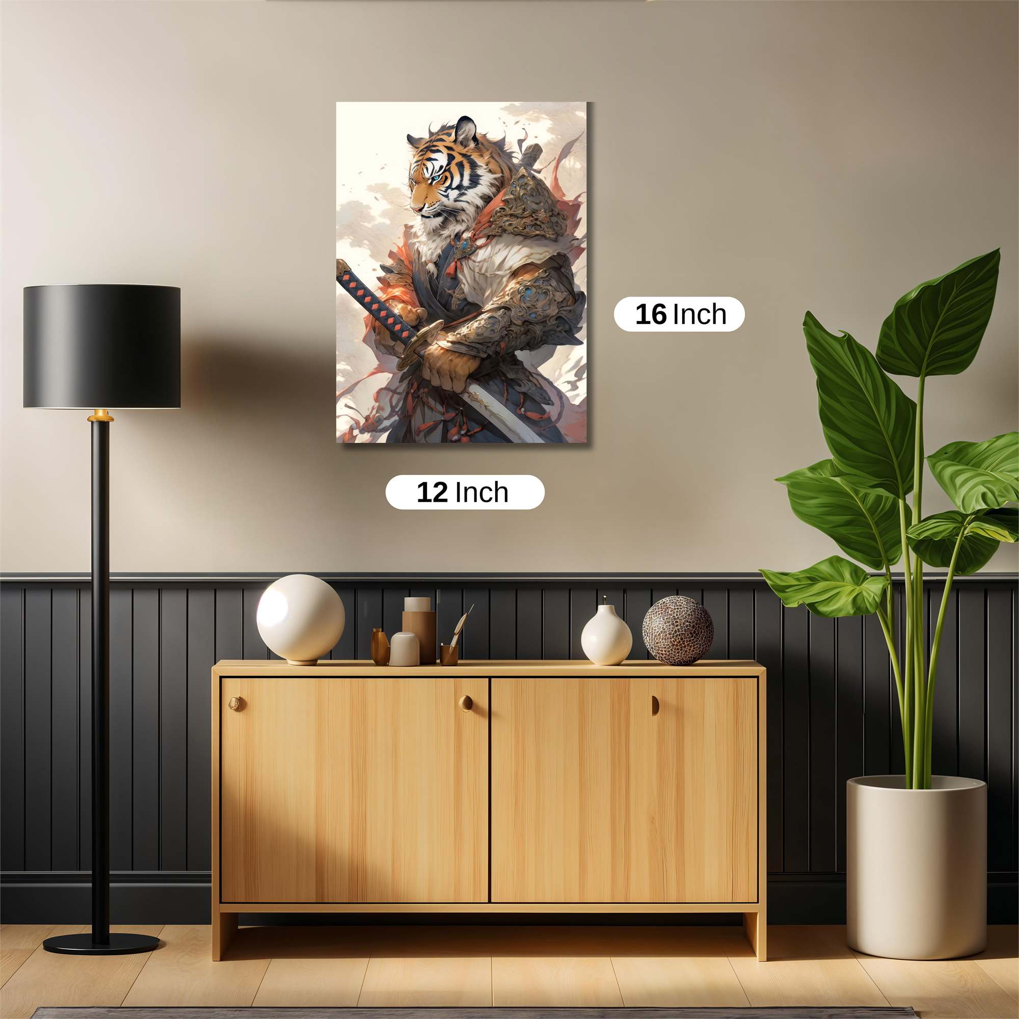 Tiger Warrior Safe Wall Magnetic / M