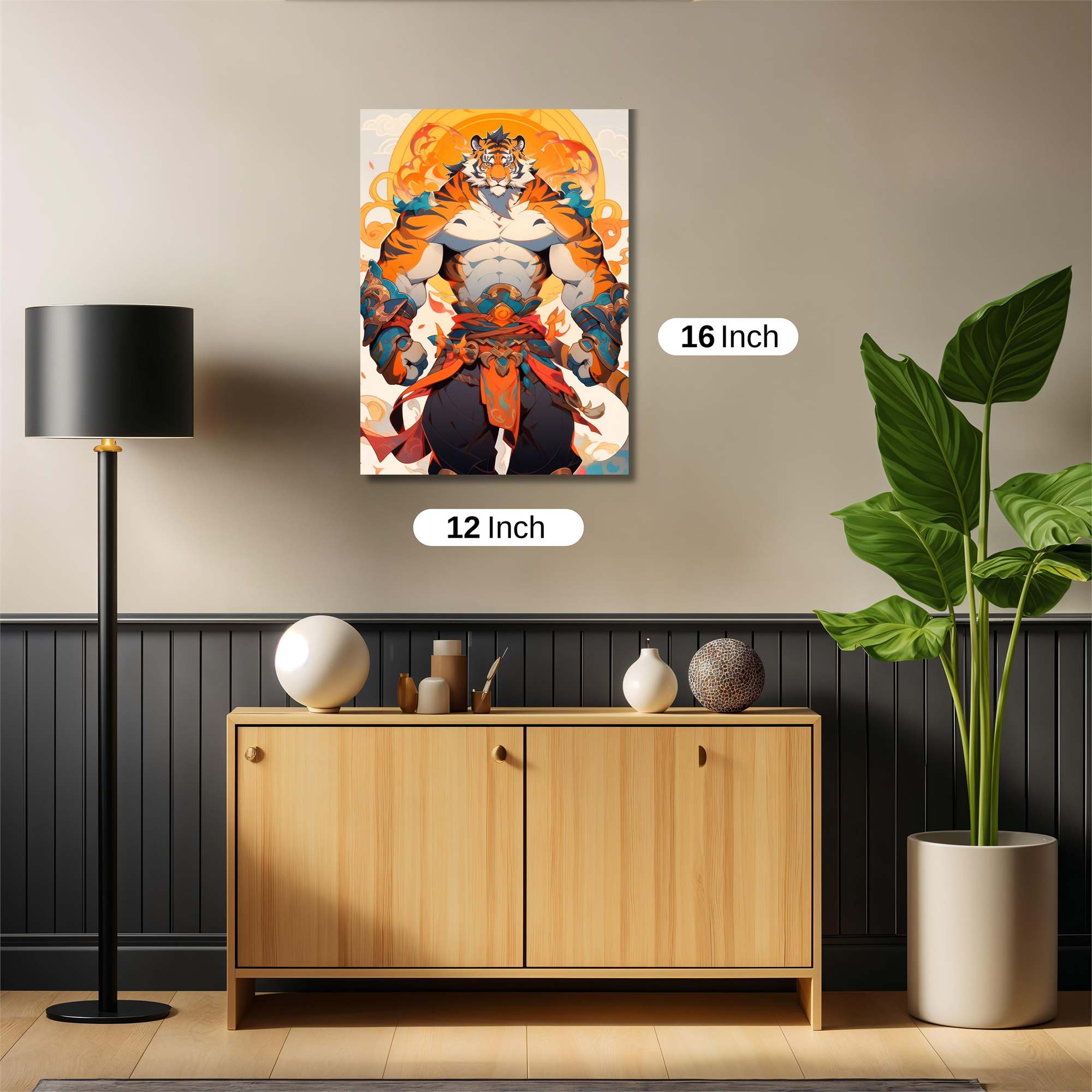 Tiger Majesty Safe Wall Magnetic / M