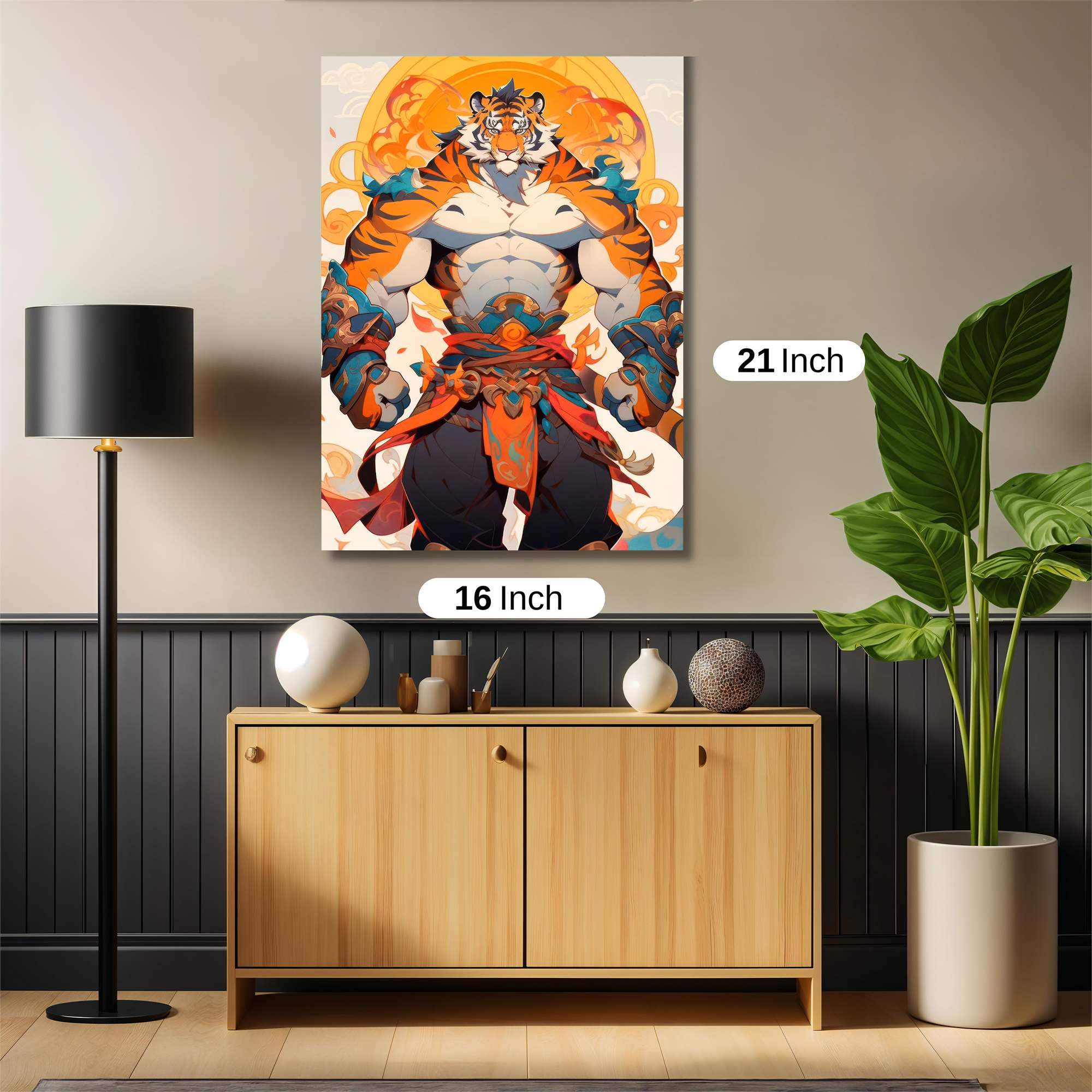 Tiger Majesty Safe Wall Magnetic / M