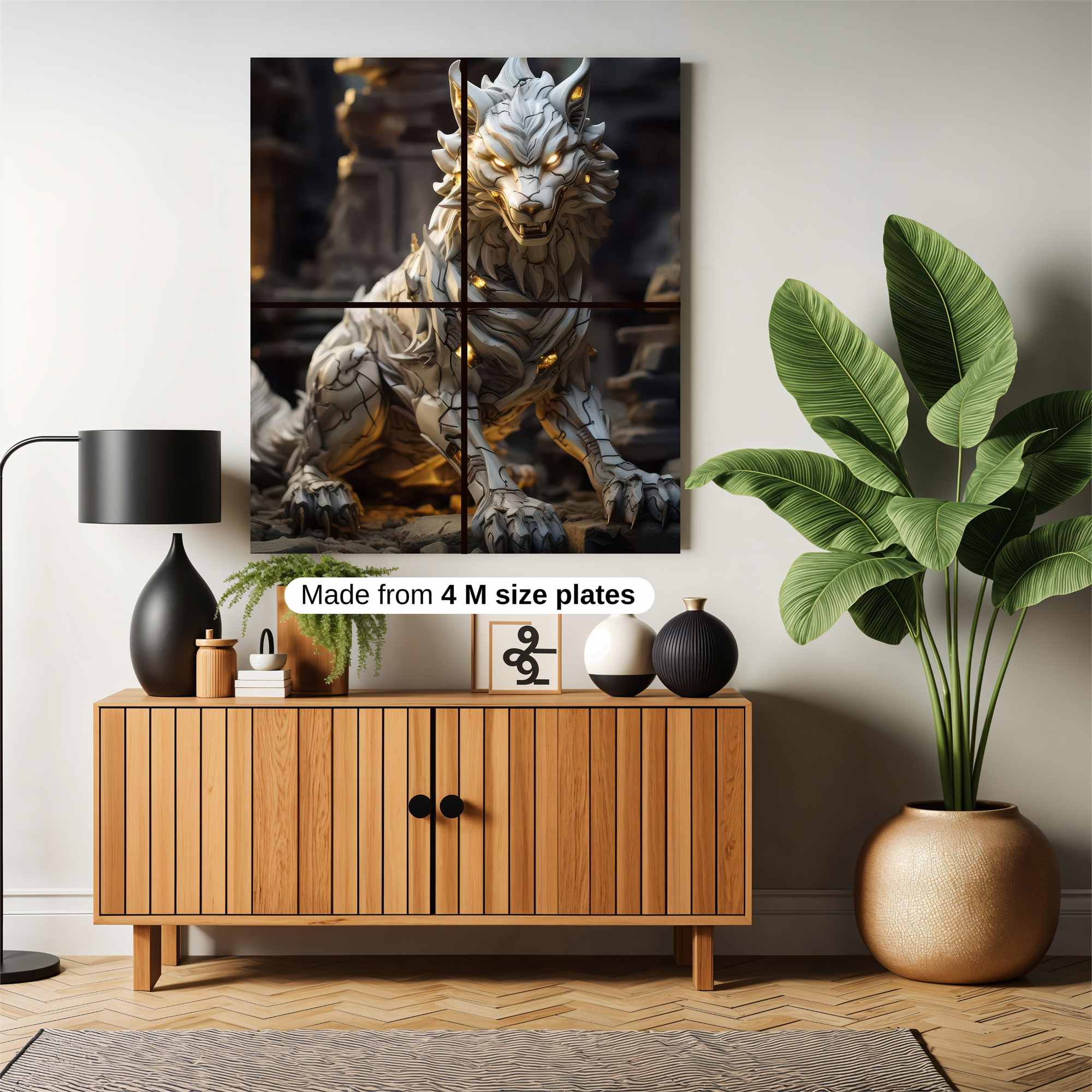 Wolven Majesty Safe Wall Magnetic / M