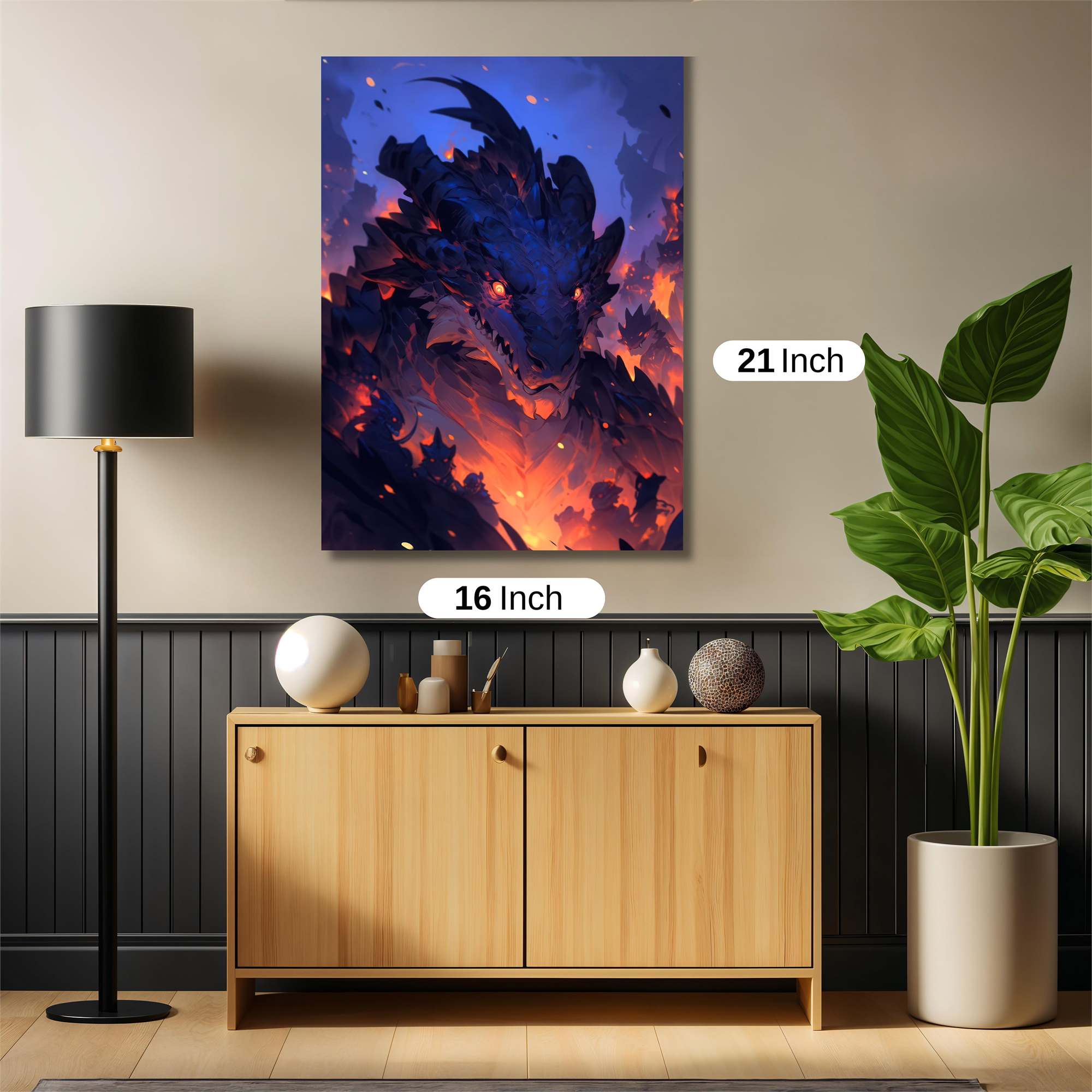 Inferno Majesty Safe Wall Magnetic / M