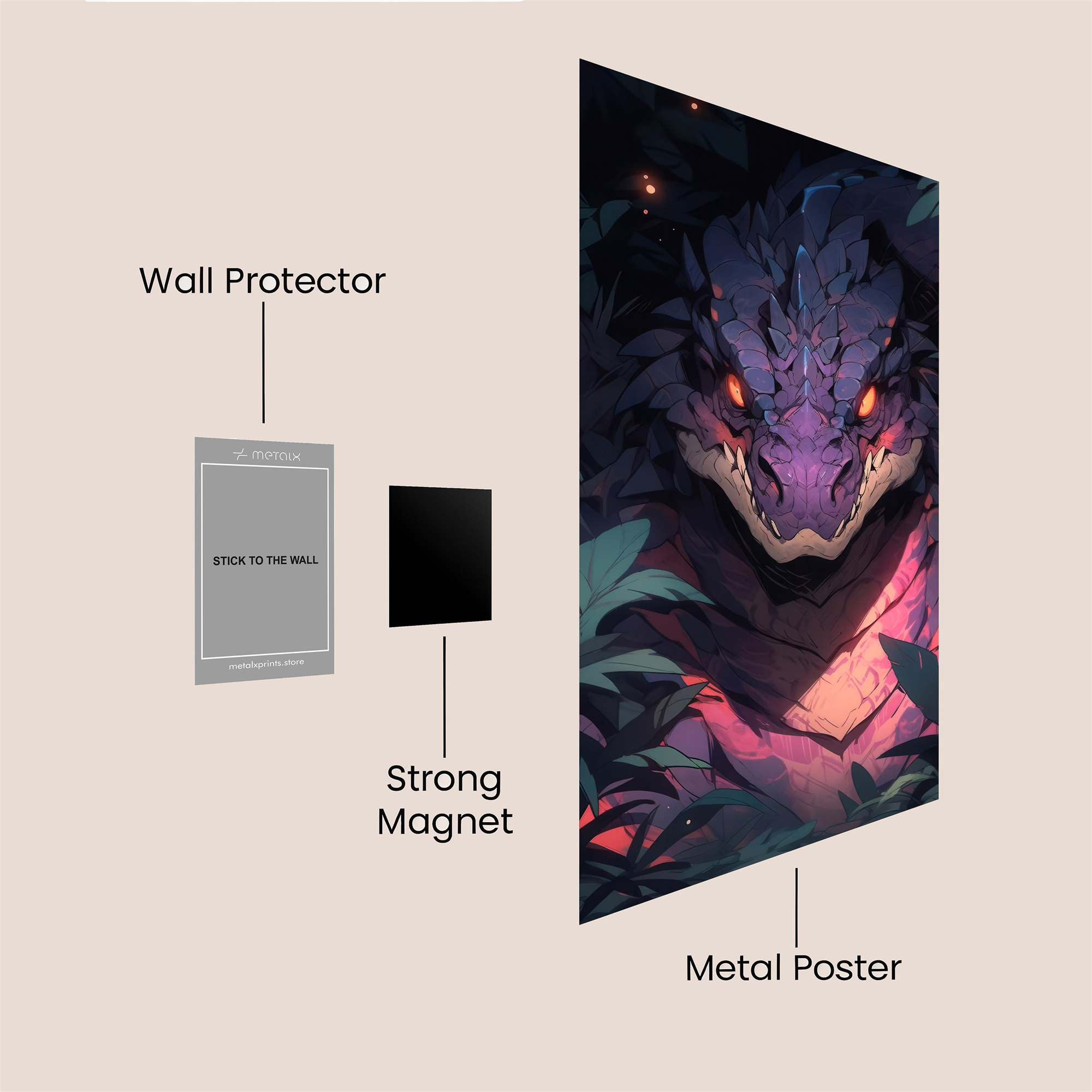 Lurking Enchant Safe Wall Magnetic / M