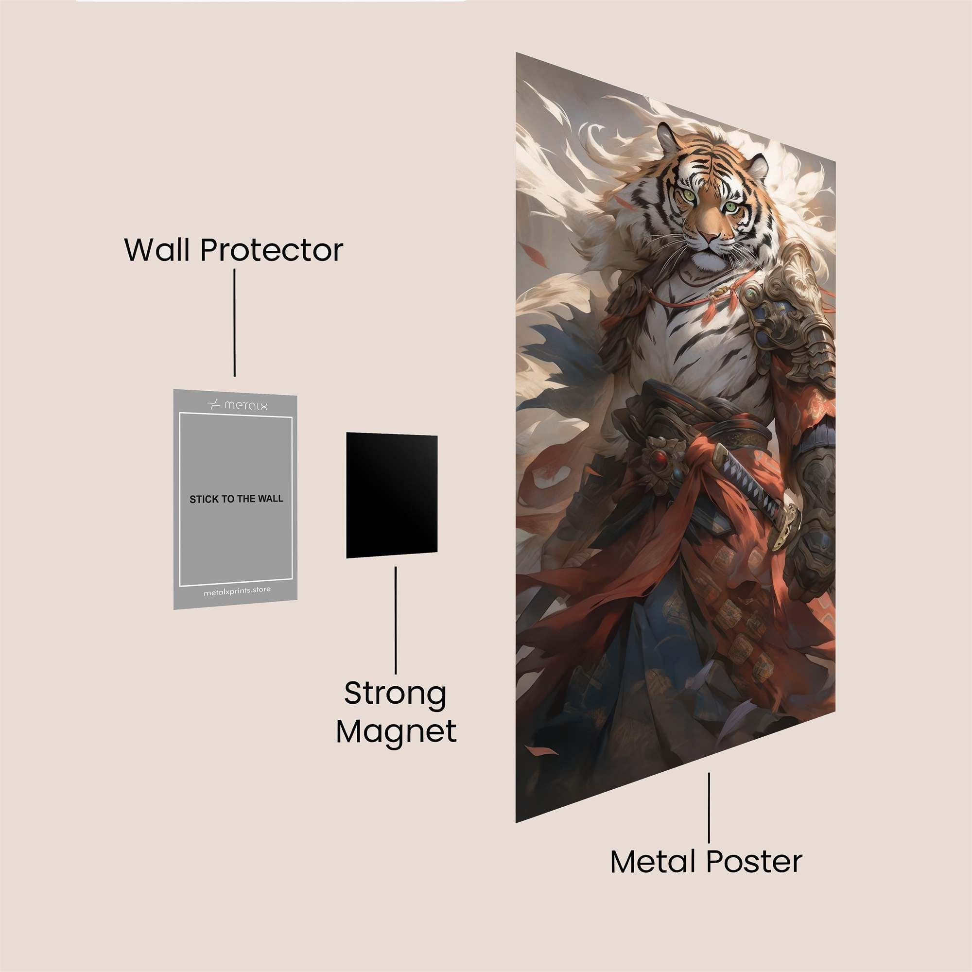 Tiger Valor Safe Wall Magnetic / M