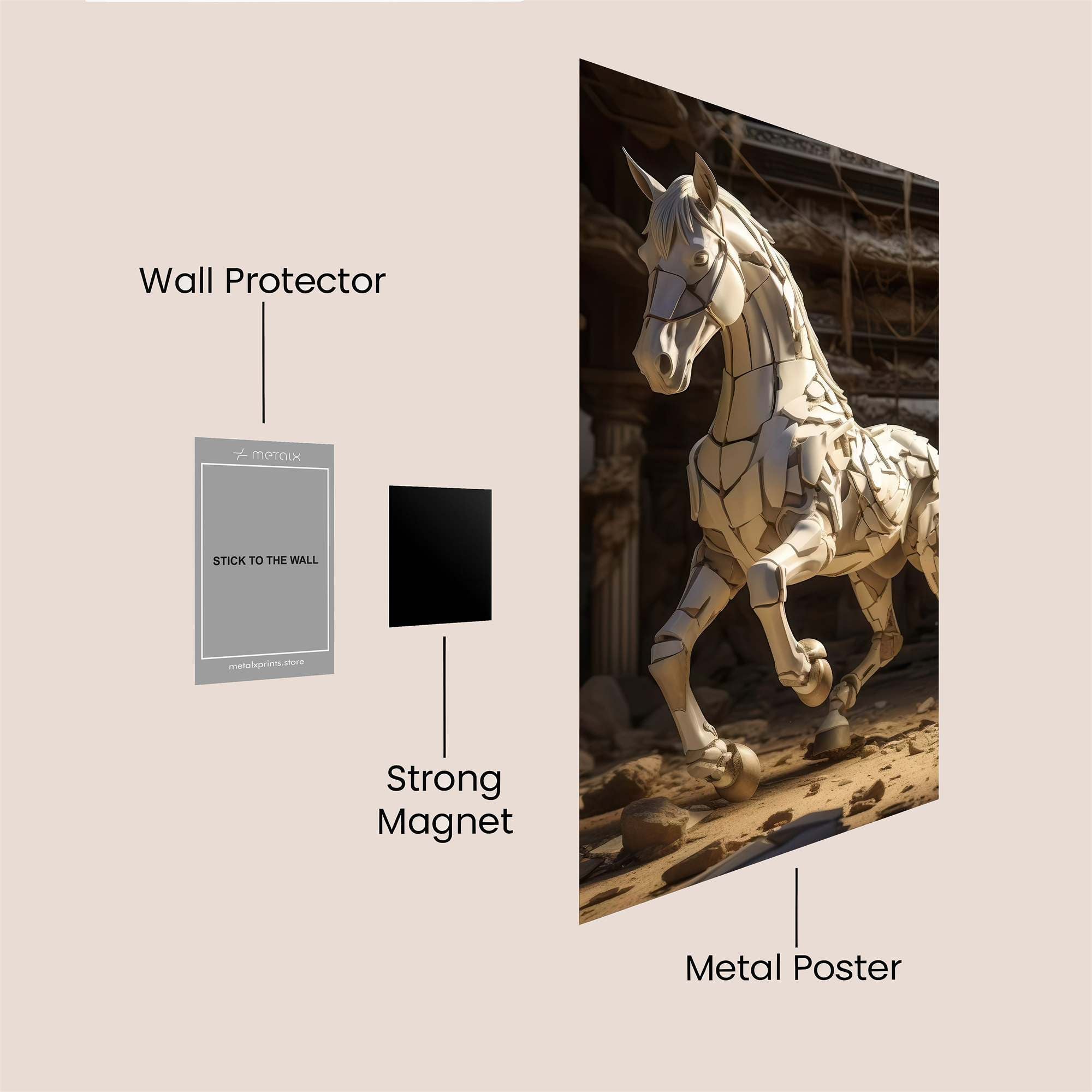 Stone Majesty Safe Wall Magnetic / M