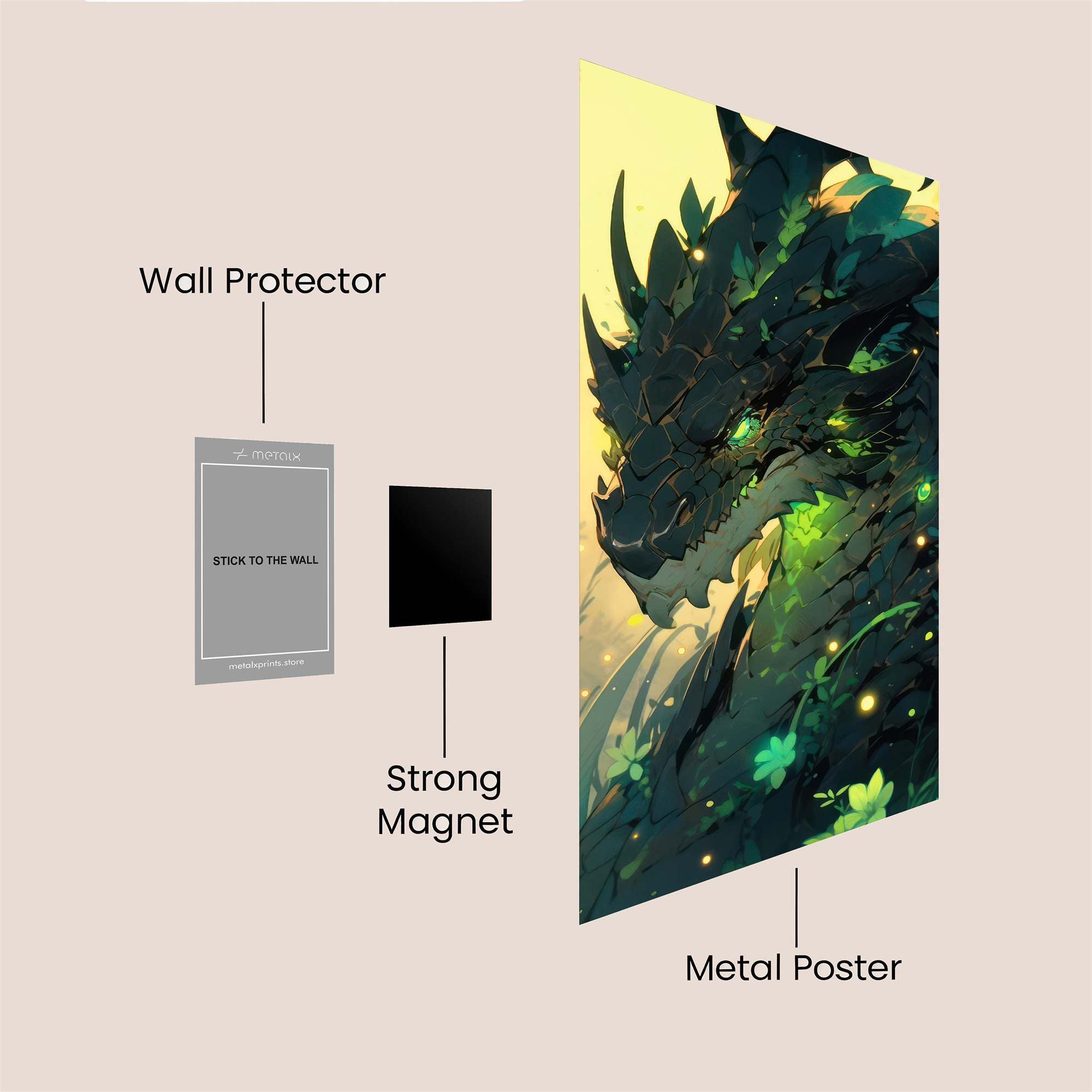 Verdant Majesty Safe Wall Magnetic / M