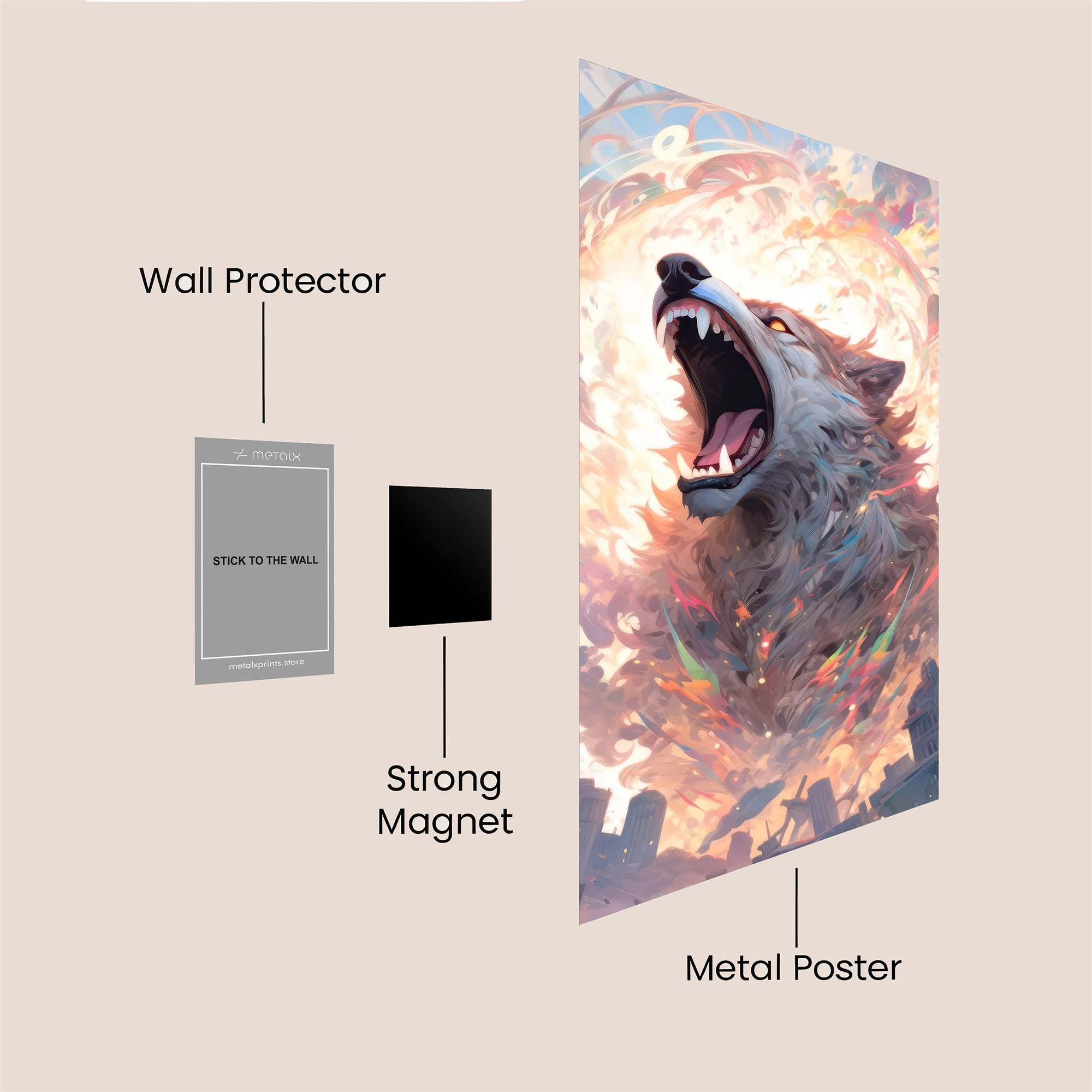 Lupine Roarstorm Safe Wall Magnetic / M