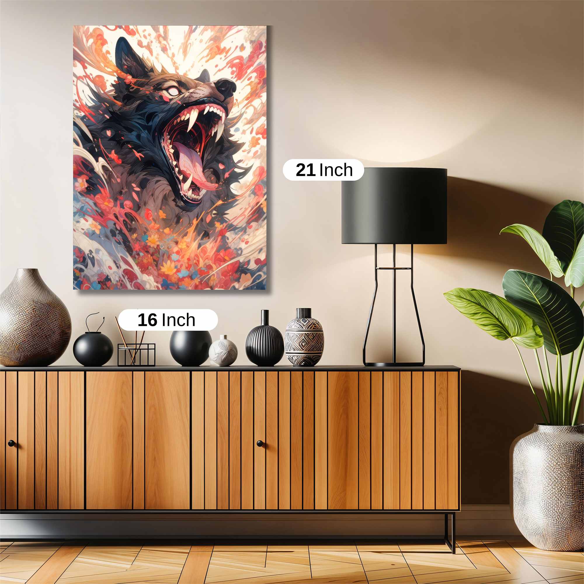 Wolf Fury Safe Wall Magnetic / M