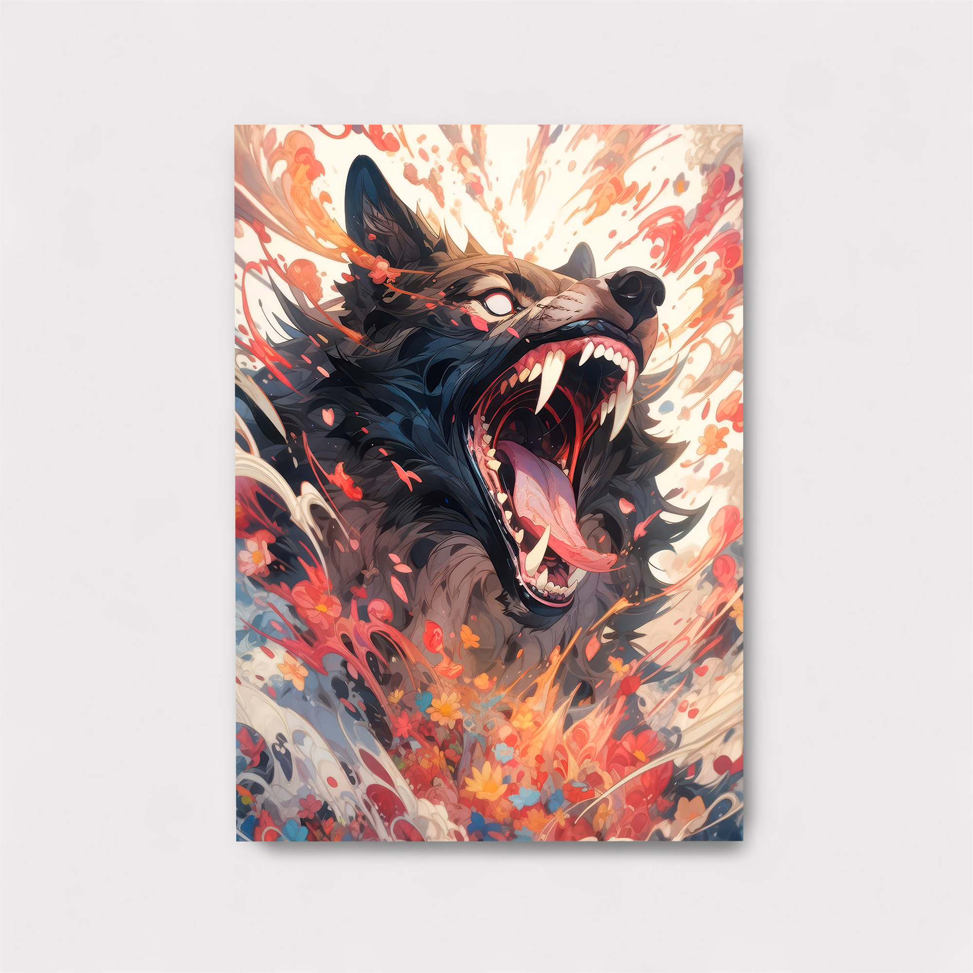 Wolf Fury Safe Wall Magnetic / M