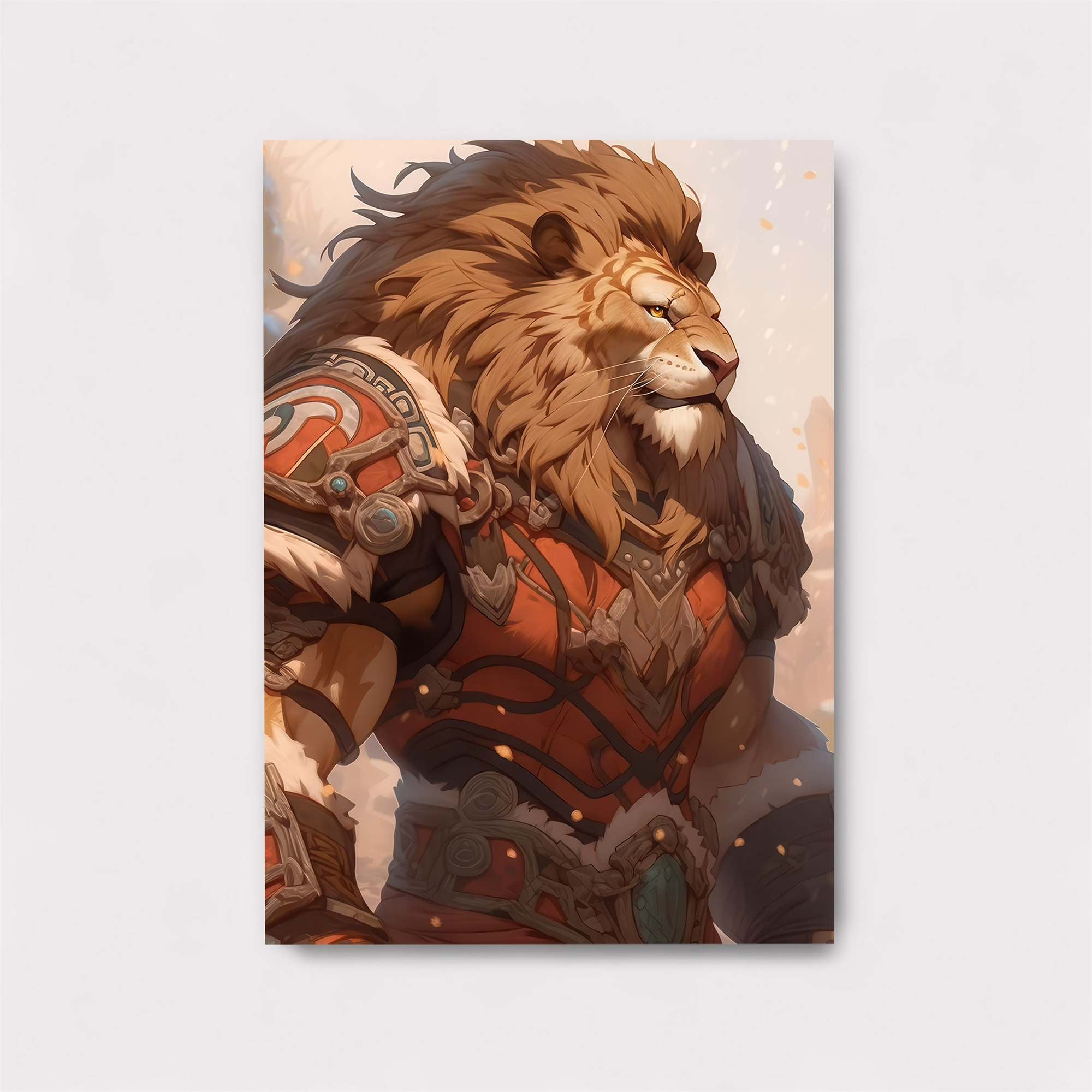 Lion Heartwarrior Safe Wall Magnetic / M