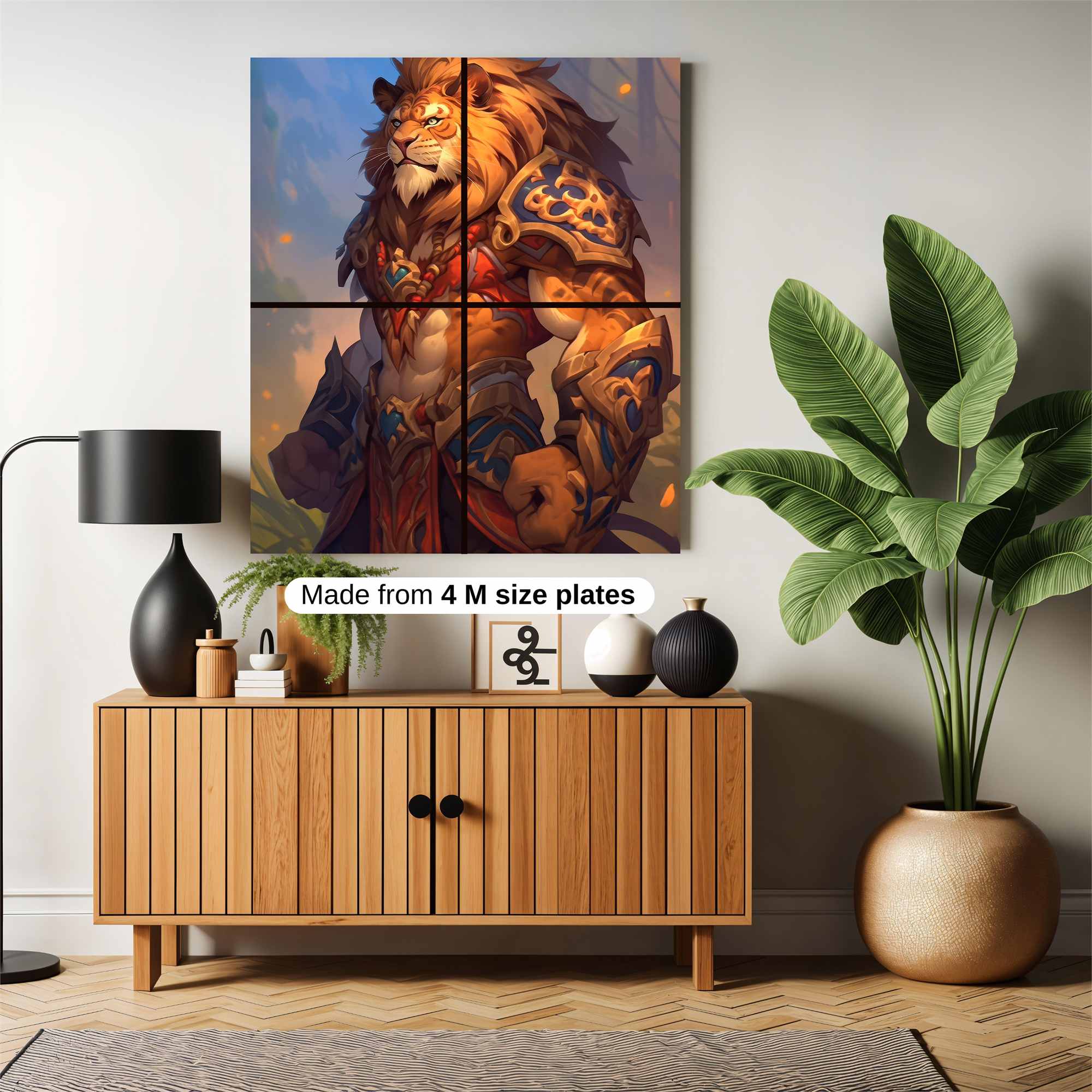 Lion Majesty Safe Wall Magnetic / M