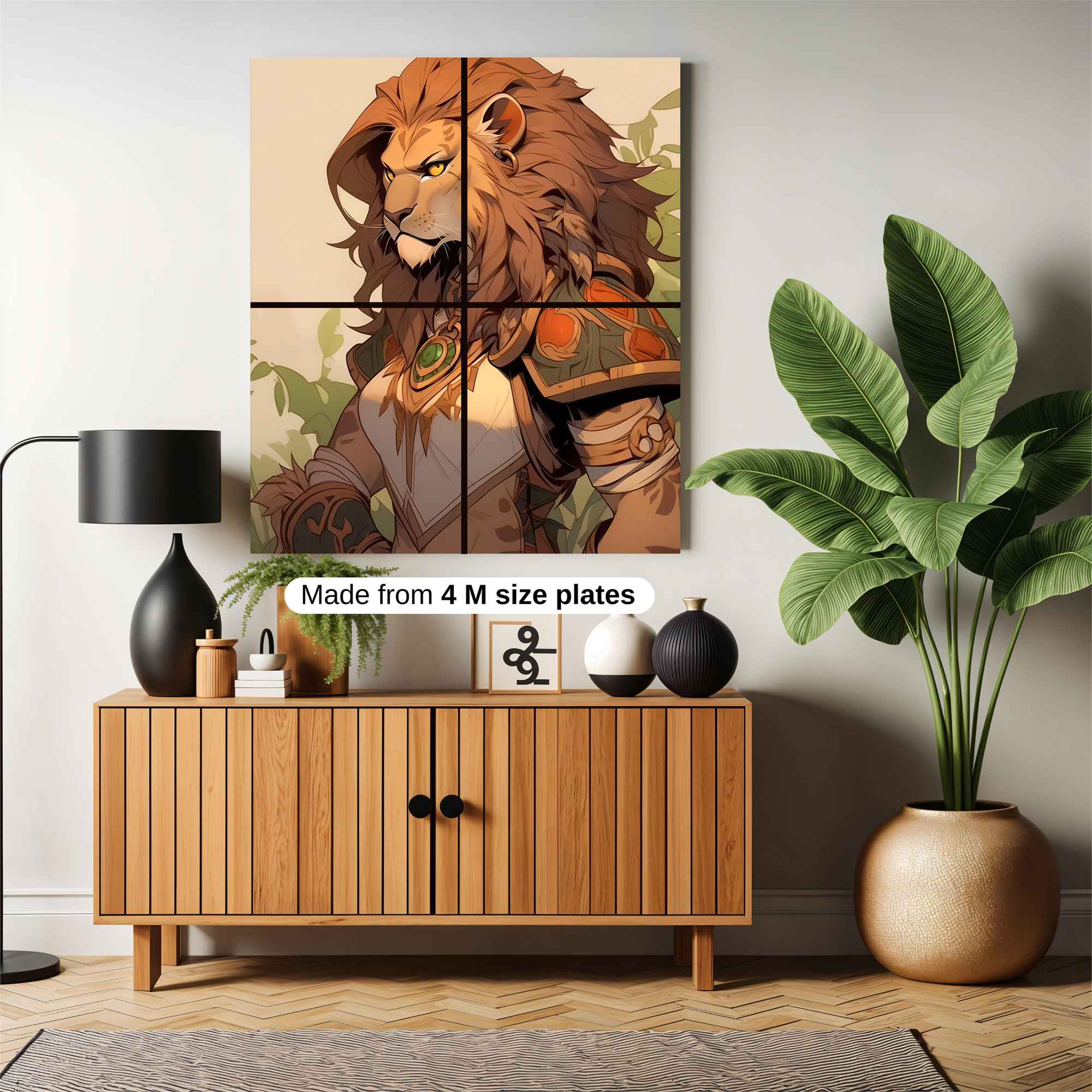 Lionhearted Majesty Safe Wall Magnetic / M