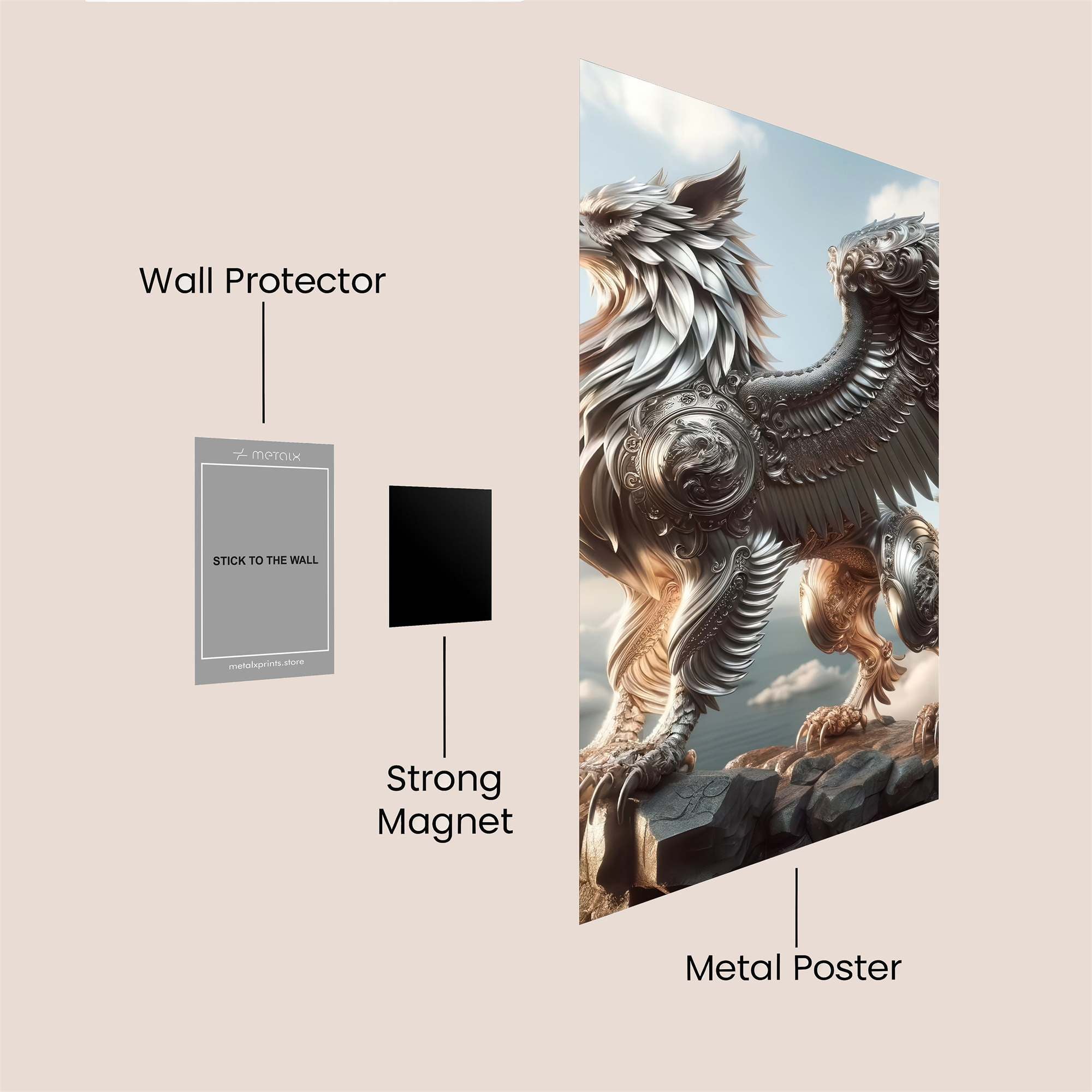 Griffin Majesty Safe Wall Magnetic / M