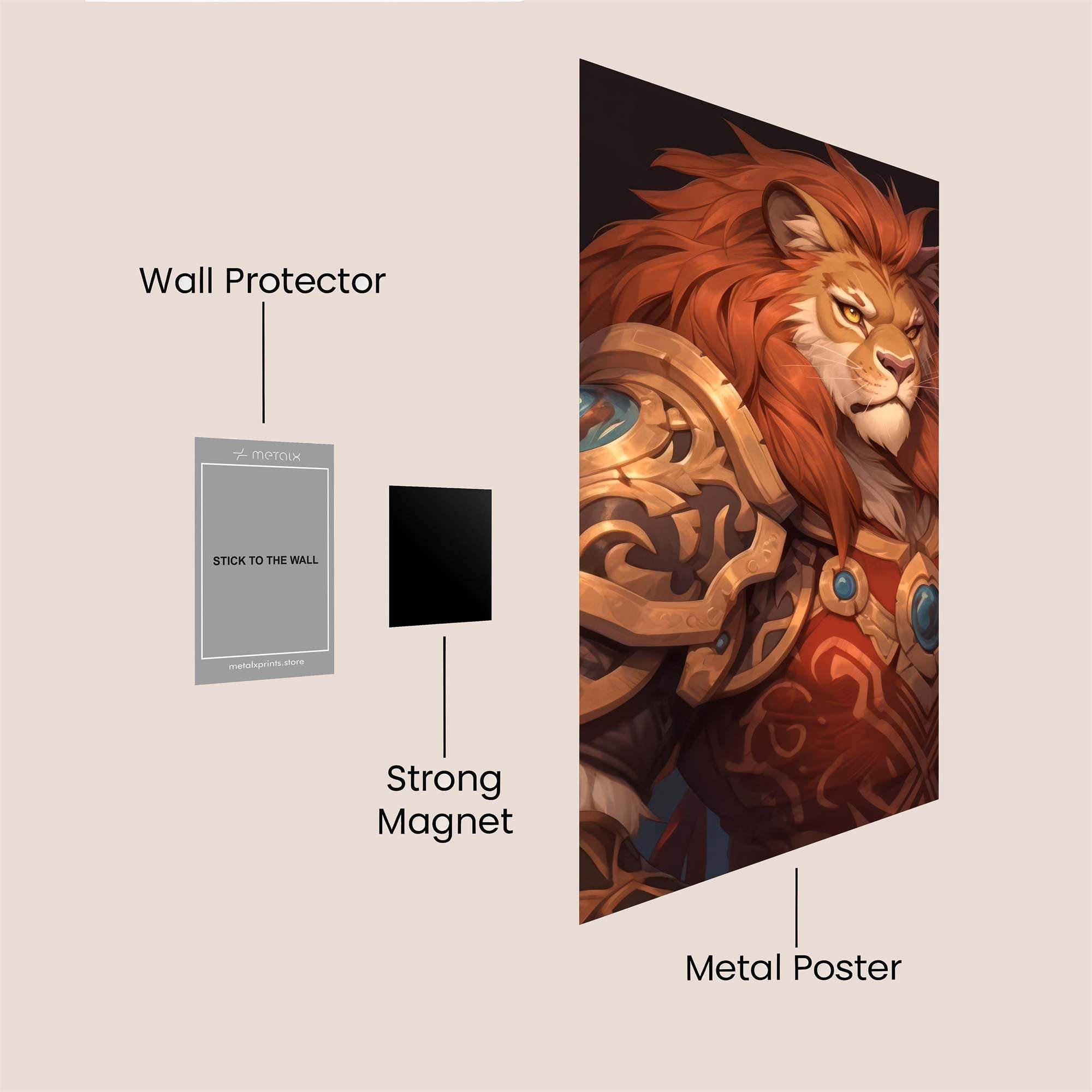 Regal Ferocity Safe Wall Magnetic / M