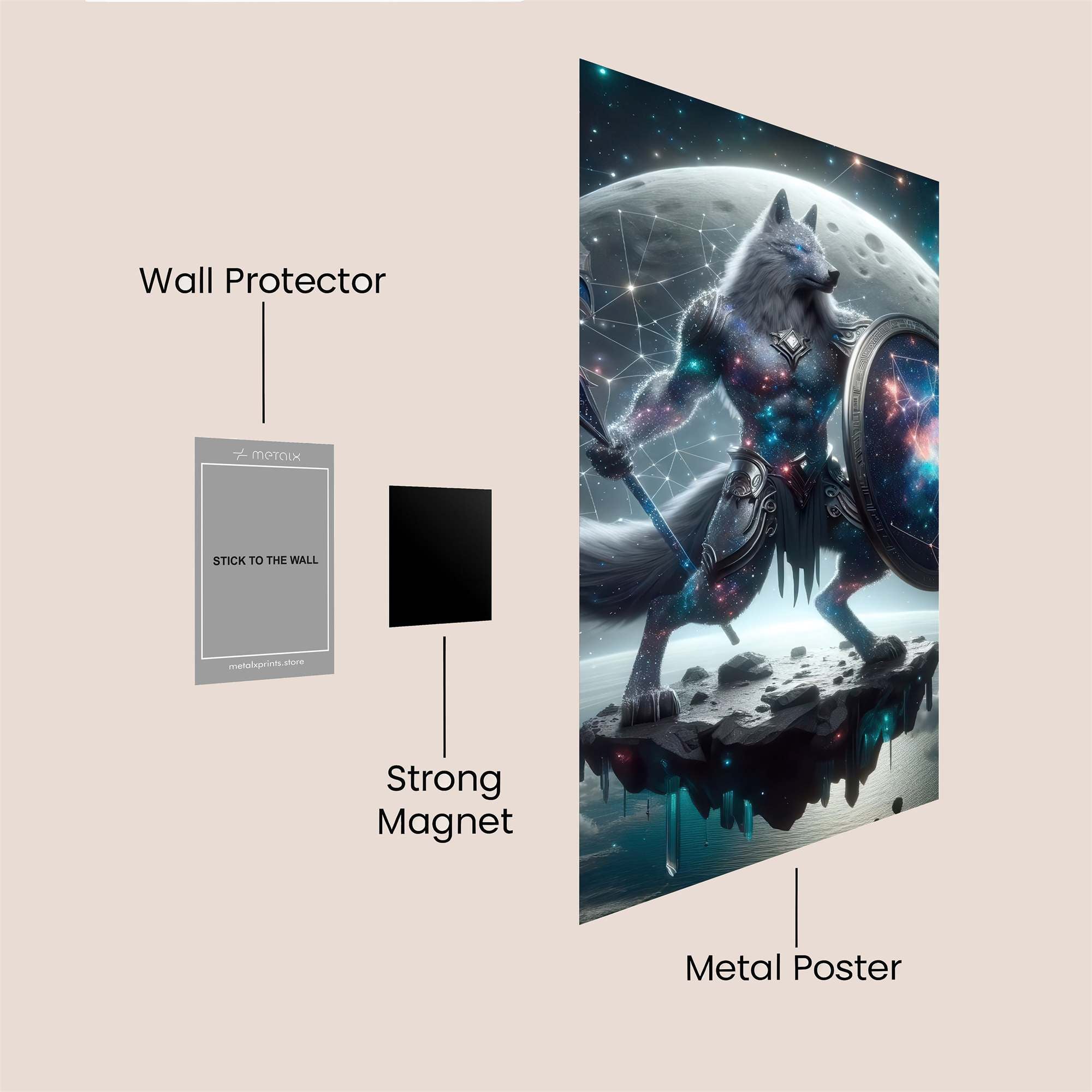 Lunar Guardian Safe Wall Magnetic / M