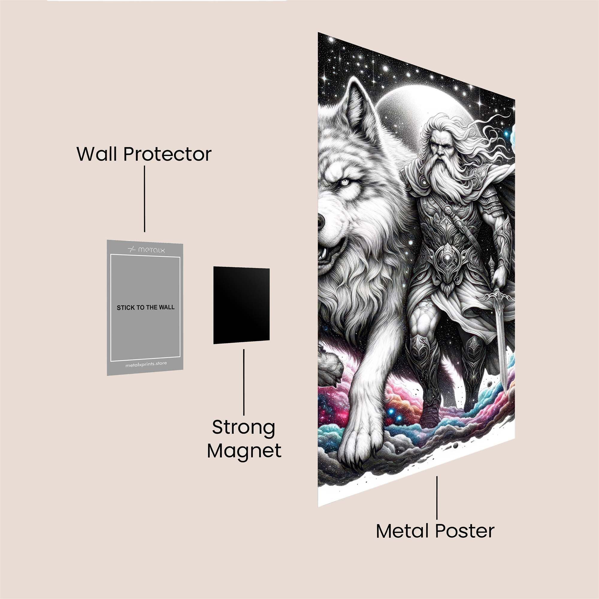 Celestial Might Safe Wall Magnetic / M