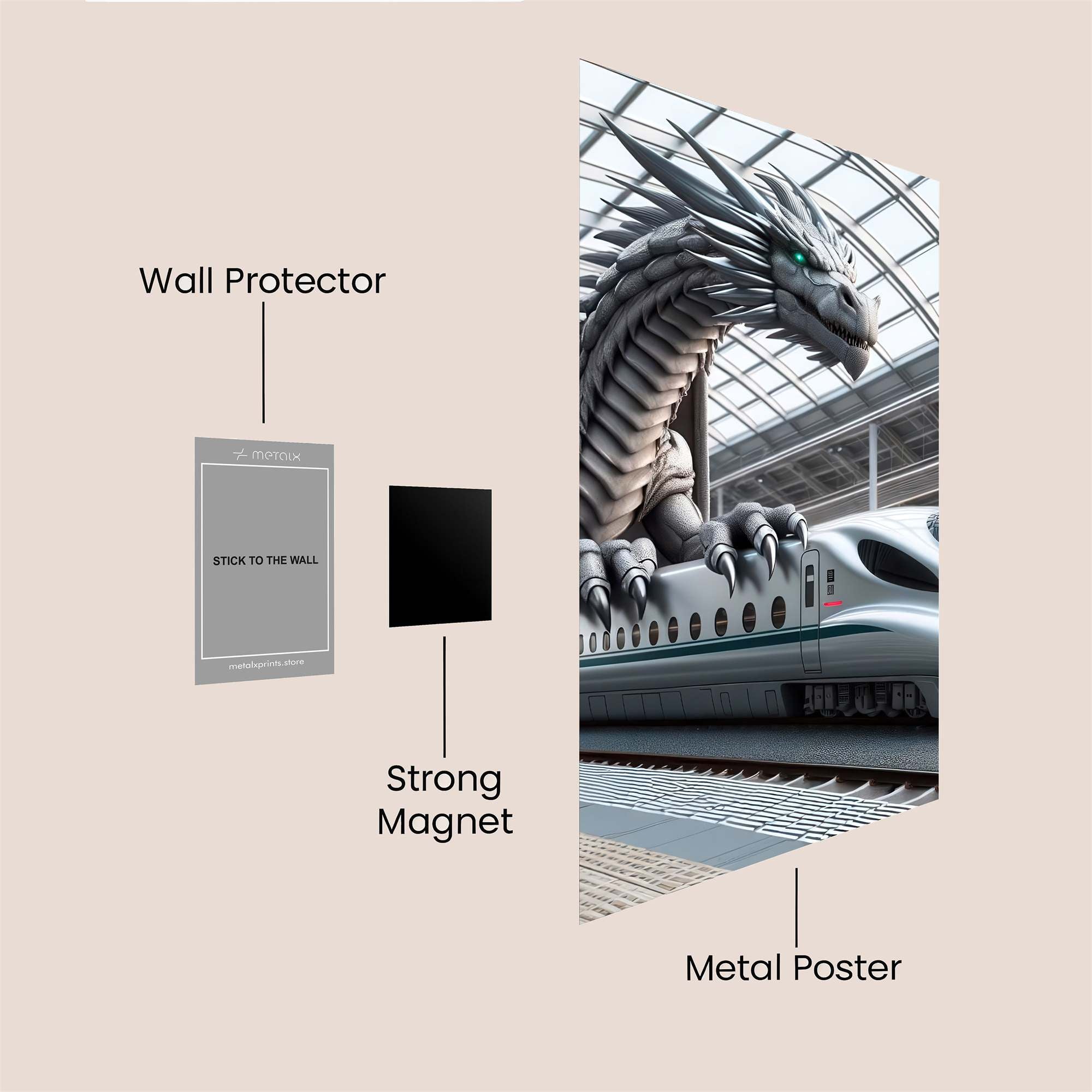 Raven Fury Safe Wall Magnetic / M