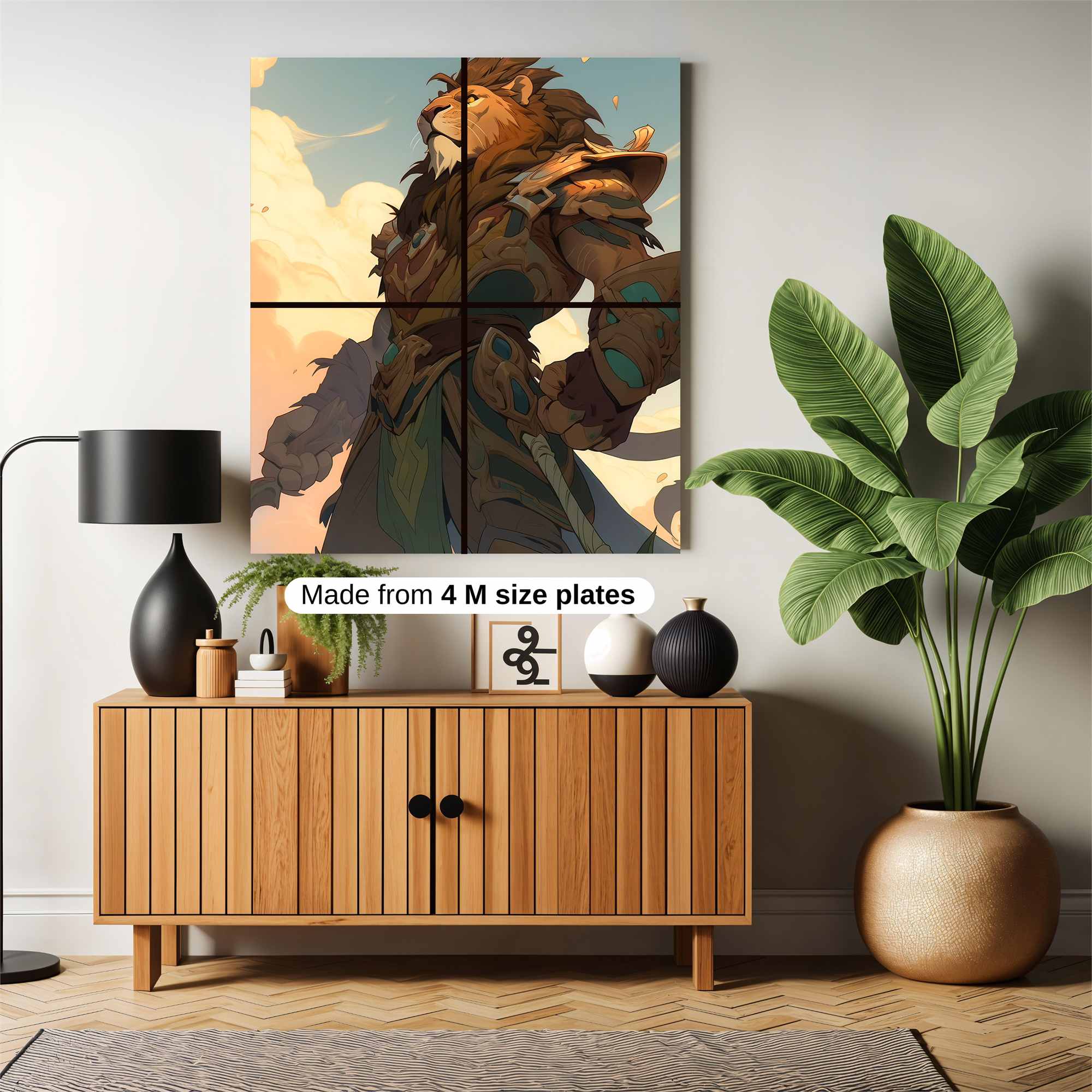 Lionhearted Majesty Safe Wall Magnetic / M