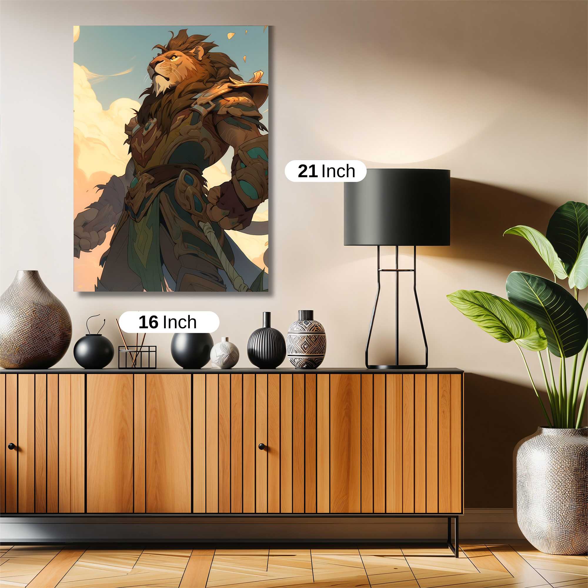 Lionhearted Majesty Safe Wall Magnetic / M